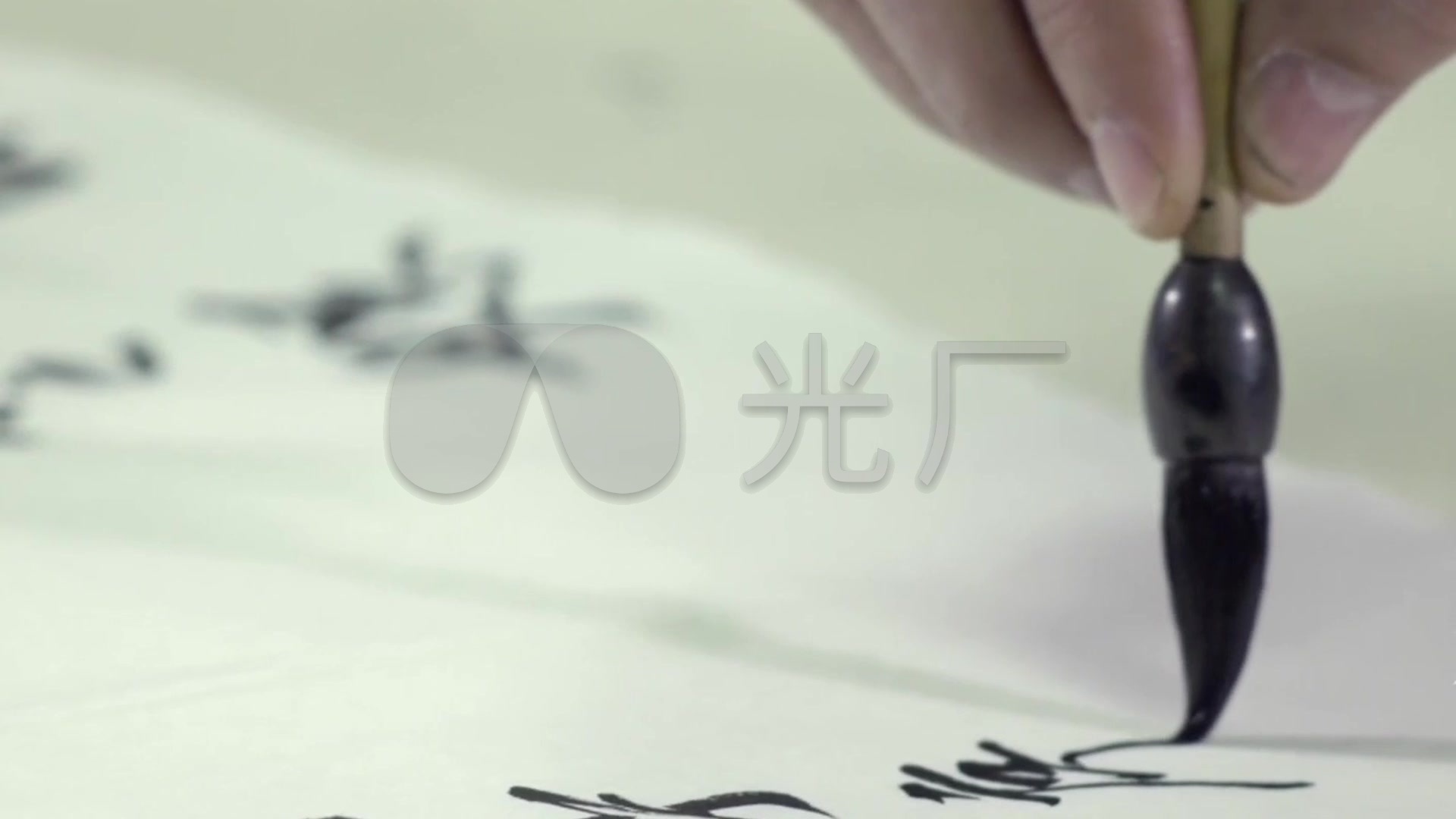 毛笔写字,毛笔书法_1920x1080_高清视频素材下载(编号:1793369)_实拍