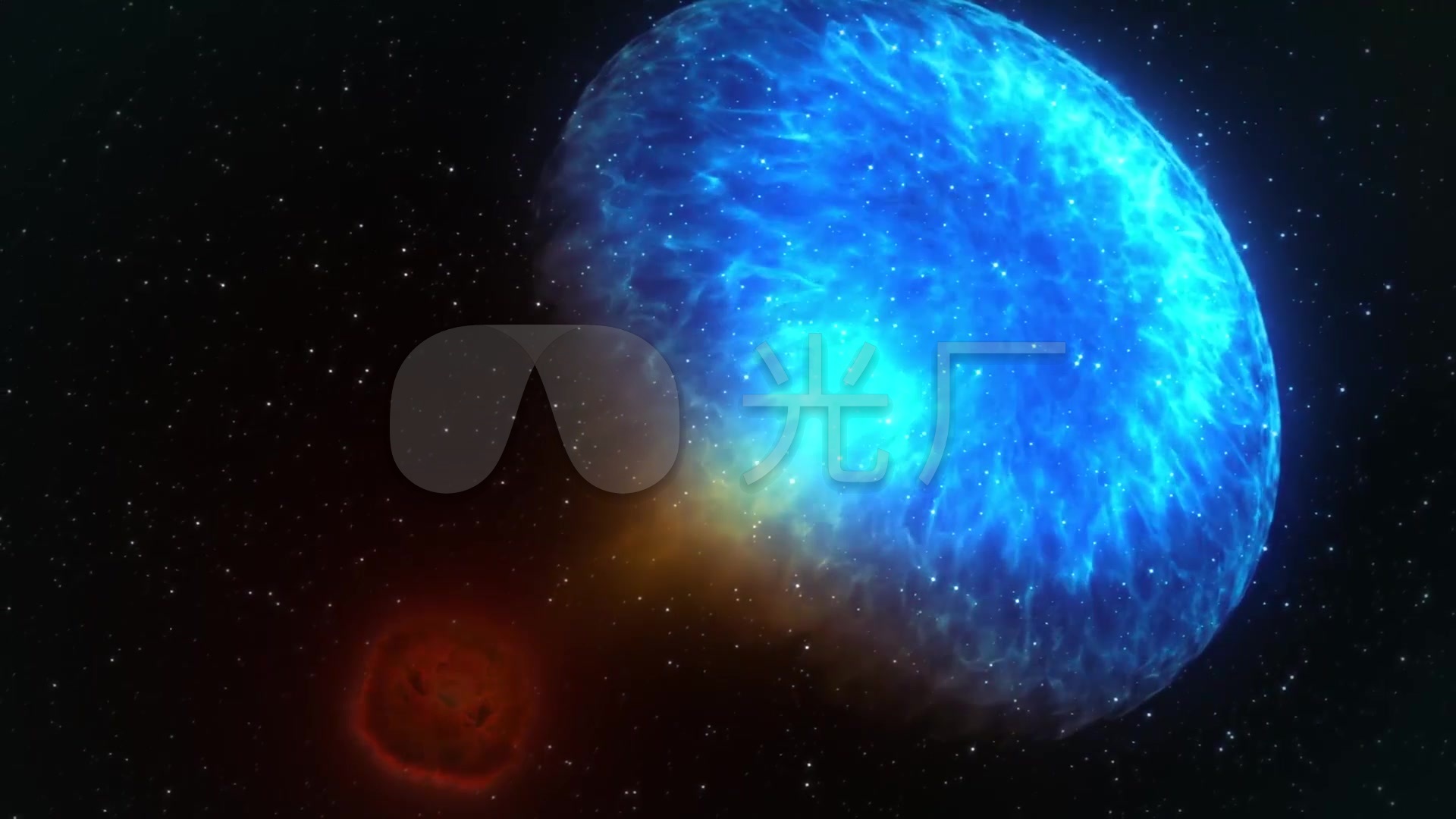 中子星碰撞_1920x1080_高清视频素材下载(编号:1796700)_影视包装_vj