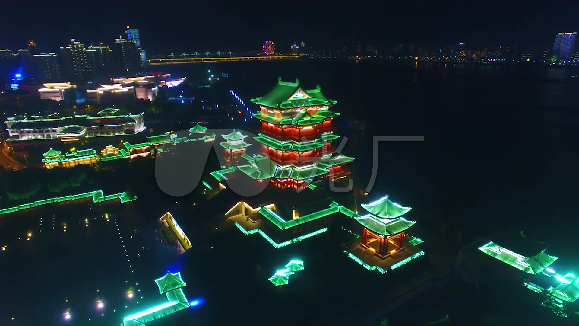 江南三大明楼南昌滕王阁_1920x1080_高清视频素材下载