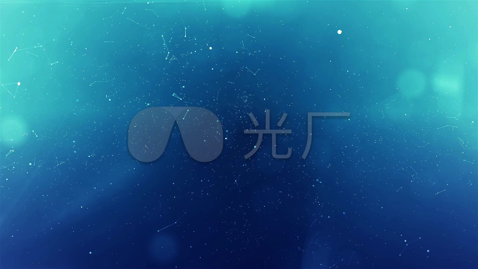 1920x1080高清蓝色背景,1920x1080高清纯色背景 蓝色点线科技星空感背景_1920x1080_高清视频素材下载