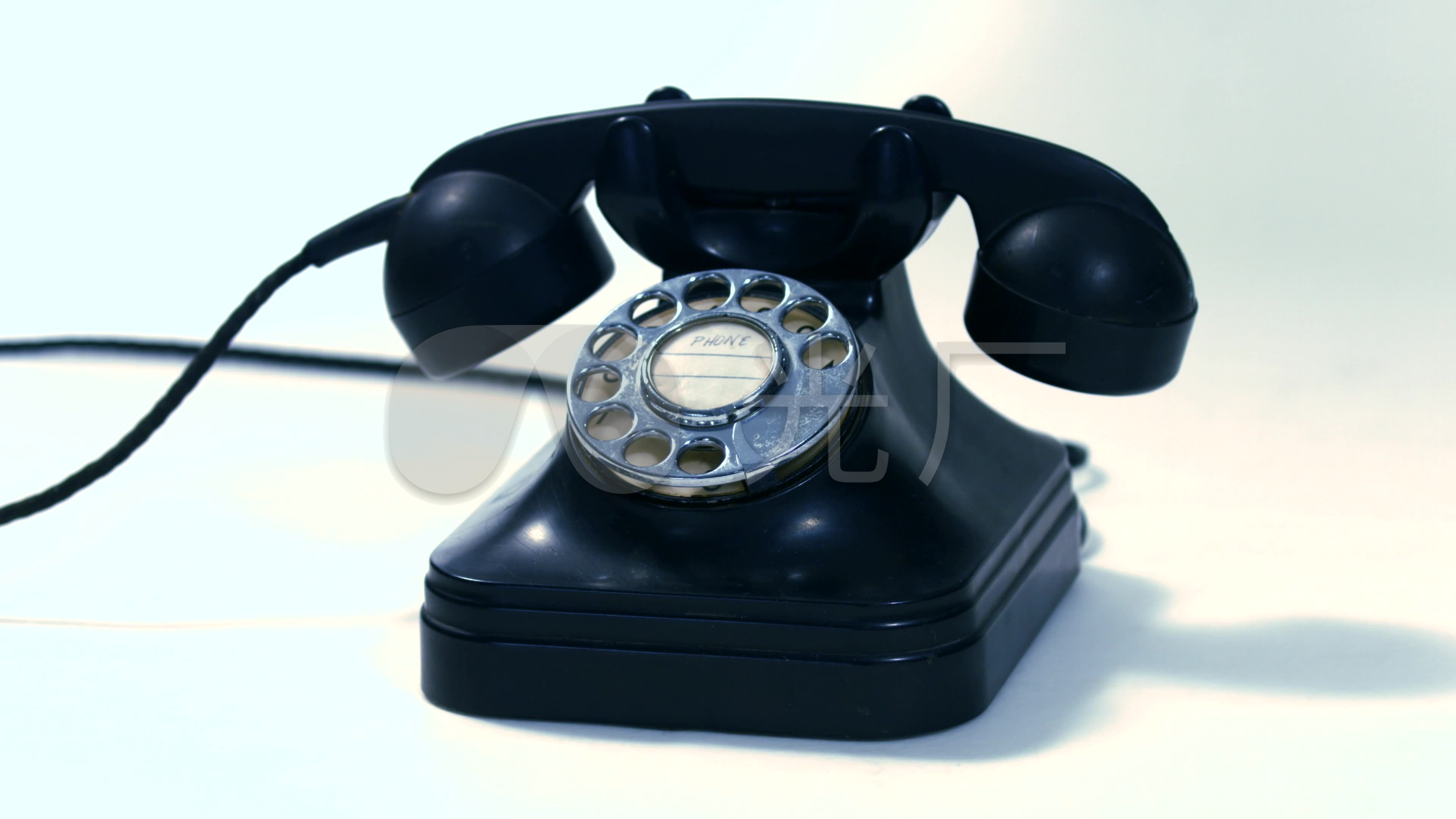 4k旧式电话机老式电话电话拨盘