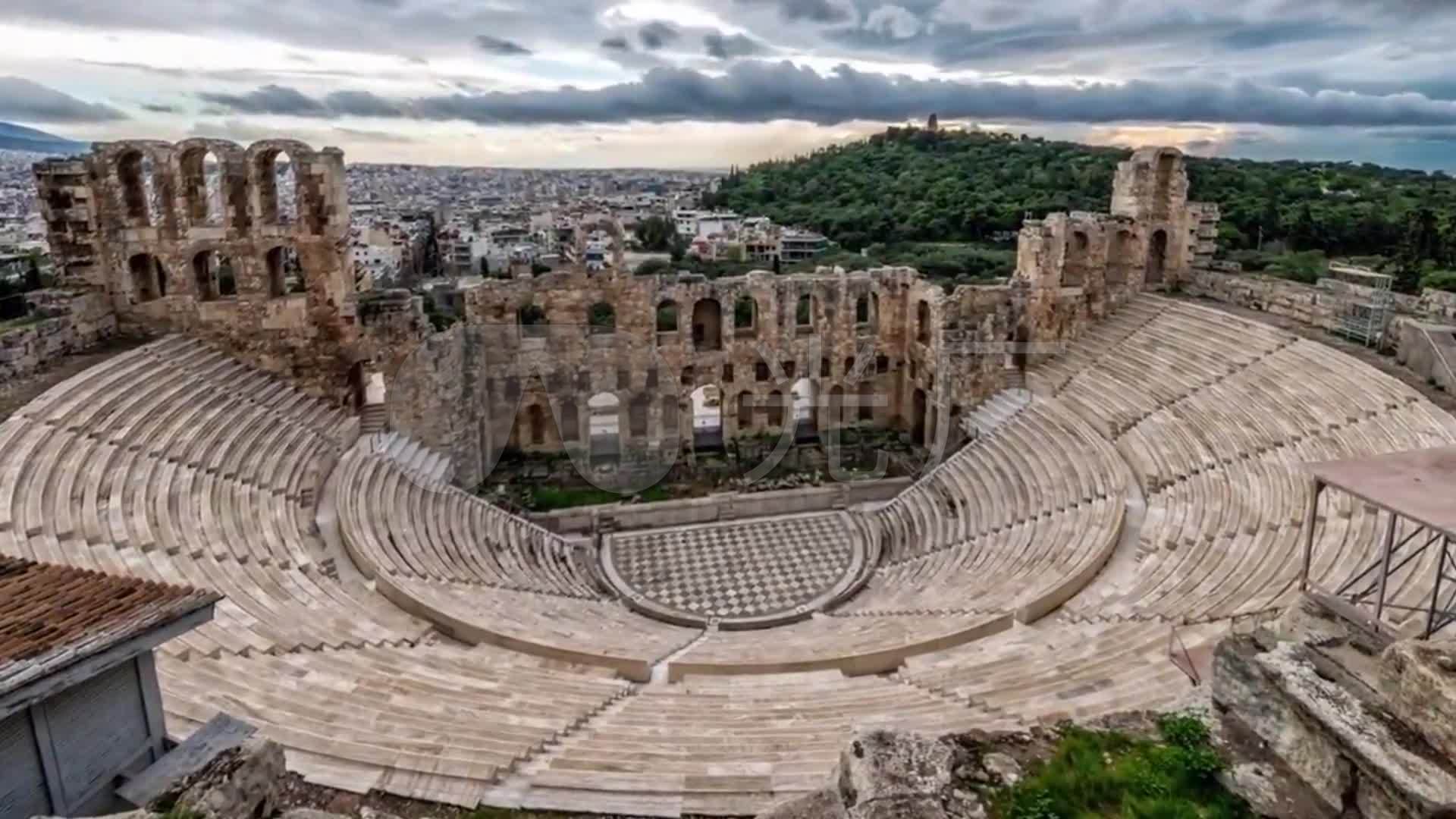 希腊首都雅典风景