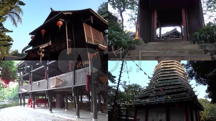 云南少数民族民居建筑民俗集锦