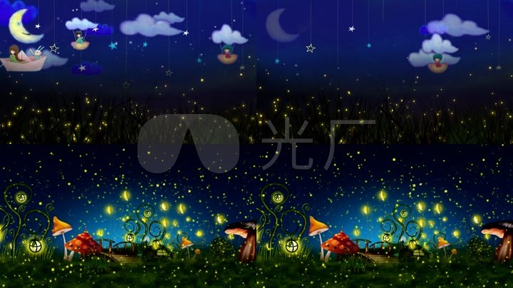 虫儿飞 歌曲 萤火虫 舞蹈背景