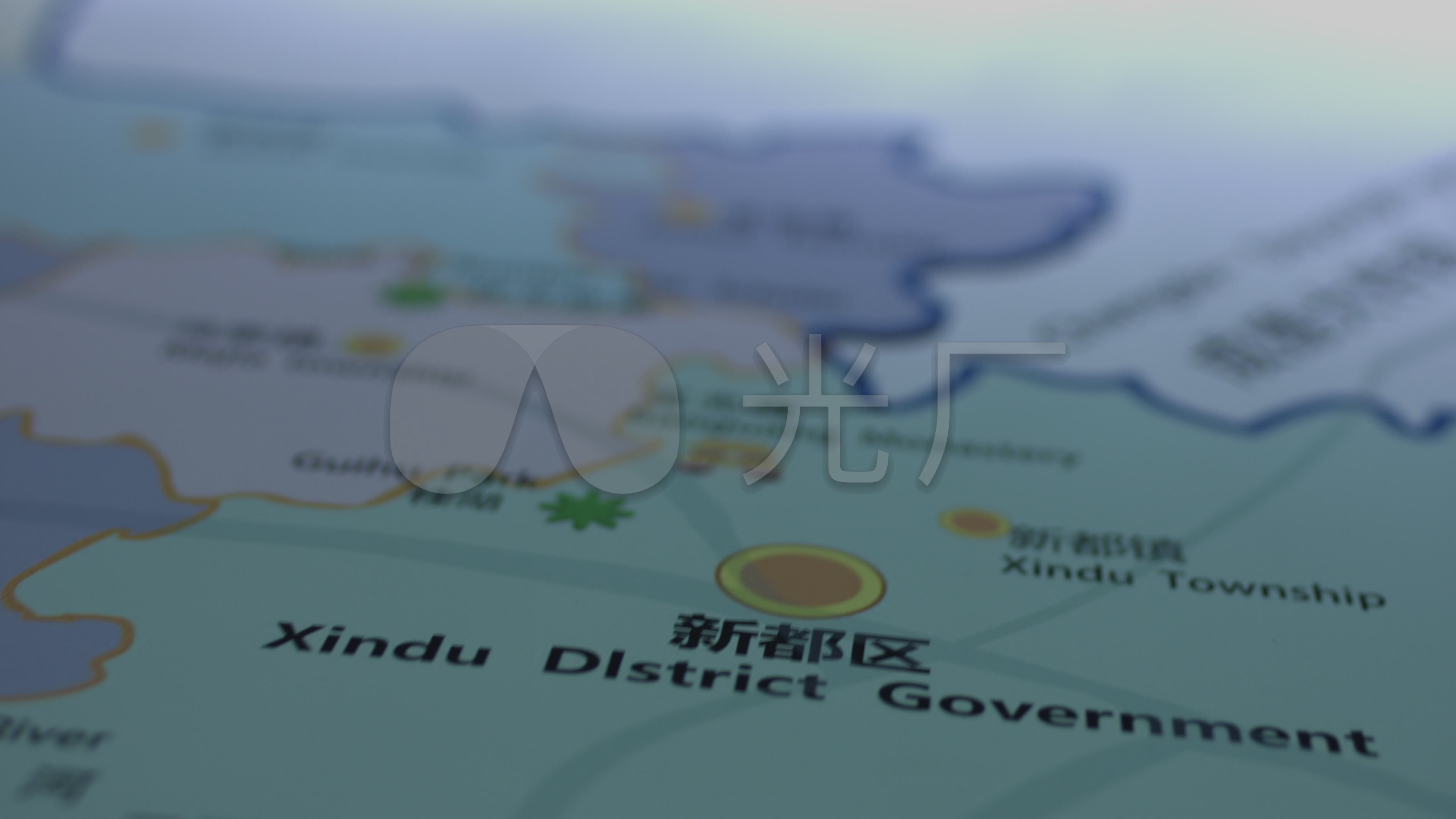 唯美桌面地图光影实拍