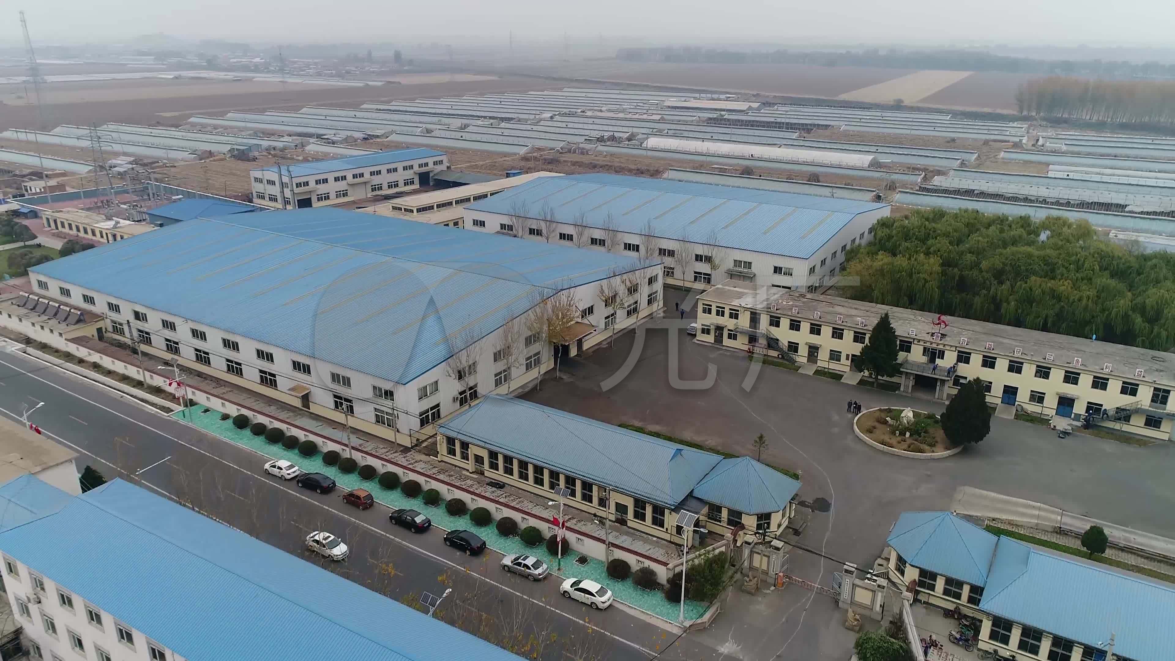 视频素材 实拍视频 景观人文 工厂工业航拍工厂全景厂房车间  来自