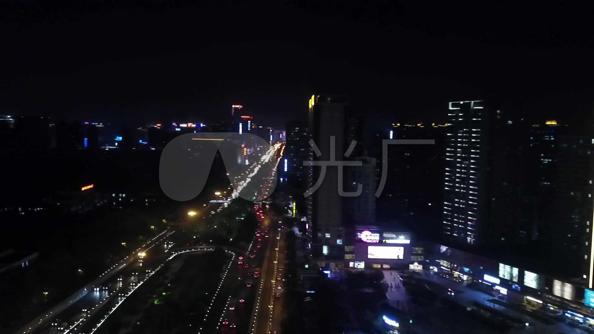 v工程西安工程迷人视频-亮化城市_1920X1080纳尔教学夜景s6图片