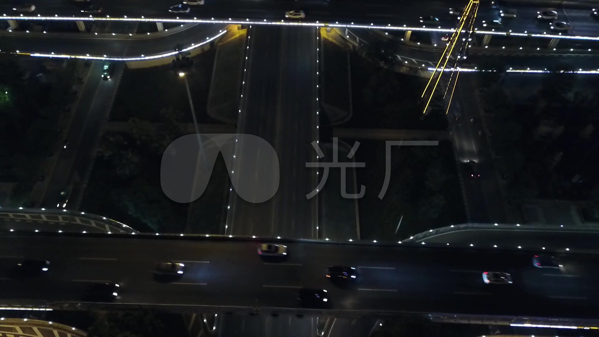 v工程西安工程迷人教程-越狱夜景_1920X10806.14城市亮化图片