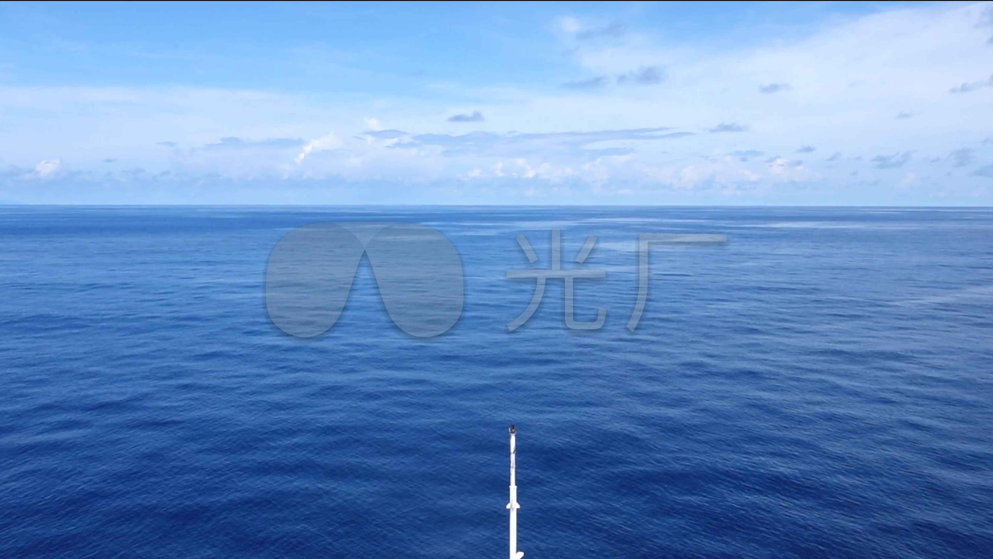 航拍大海自然4k