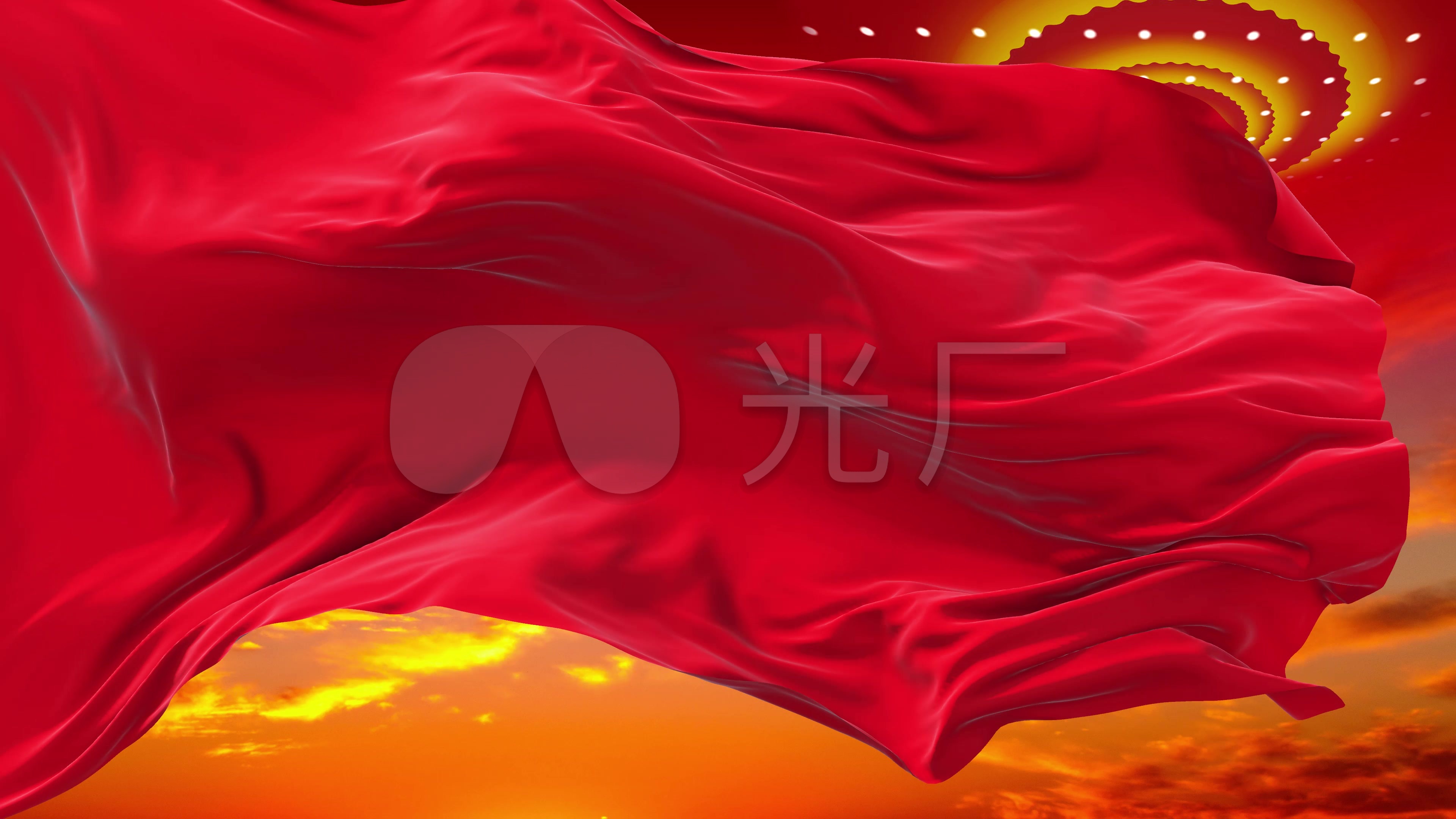 4k红布无限循环素材01_3840x2160_高清视频素材下载