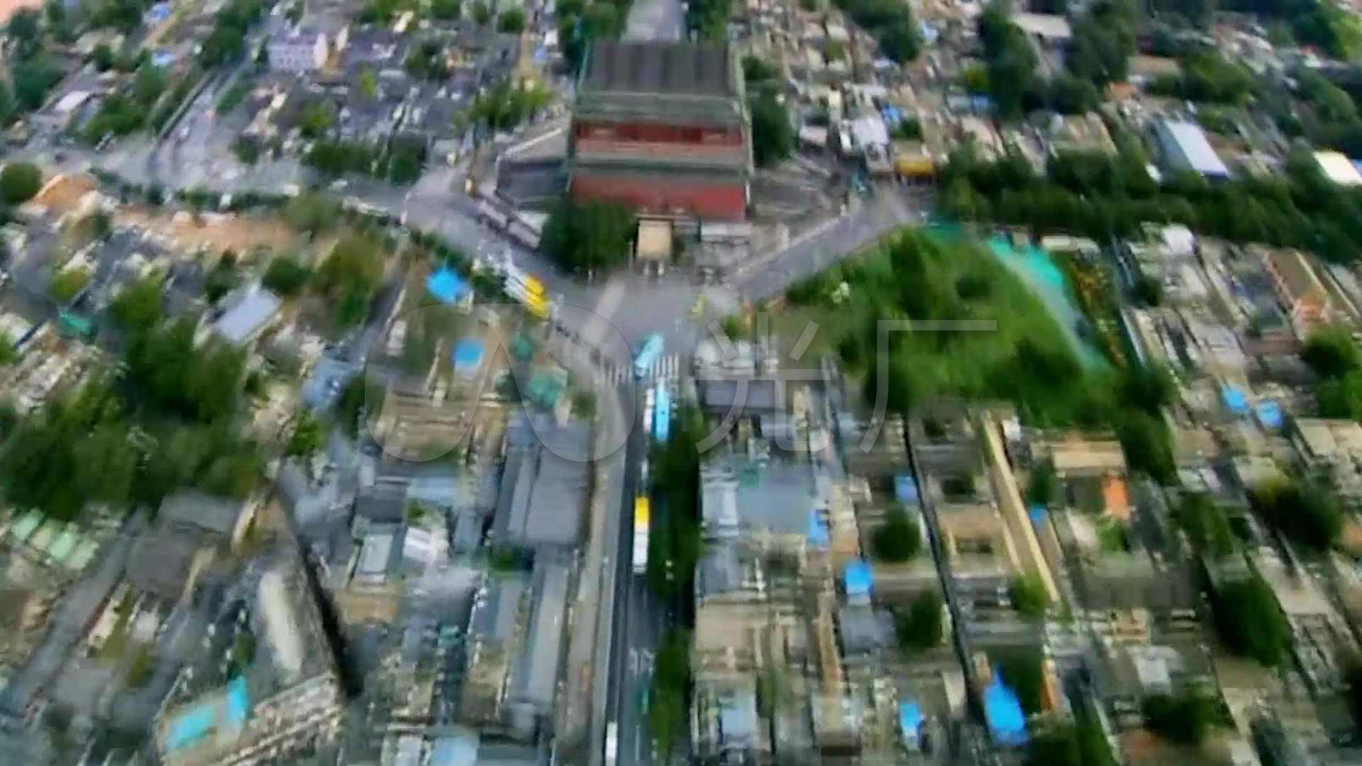 北京中轴线航拍故宫_1920x1080_高清视频素材下载(:)