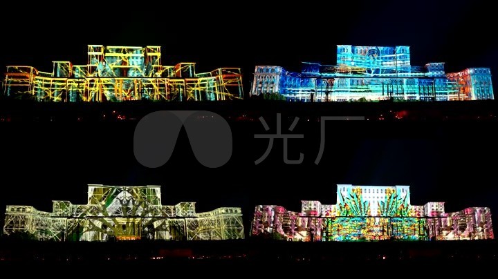 建筑投影3dmapping