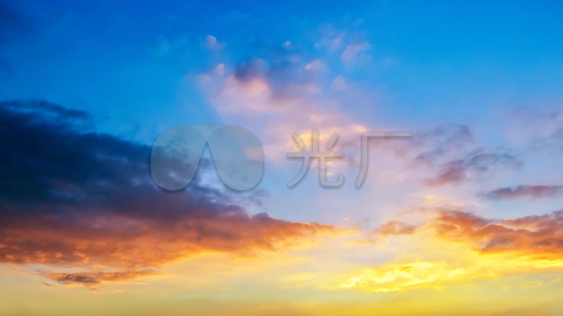 晚霞夕阳火烧云1122_1920x1080_高清视频素材下载(:)