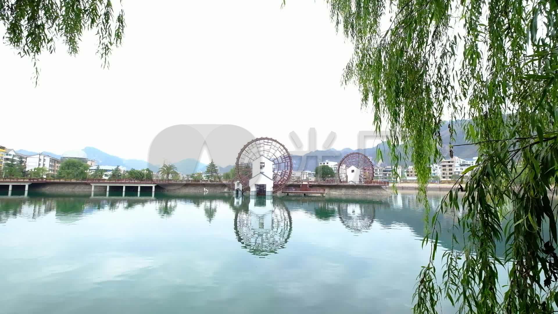 施秉县城舞阳河倒影71秒20171124_1920x1080_高清视频素材下载(编号