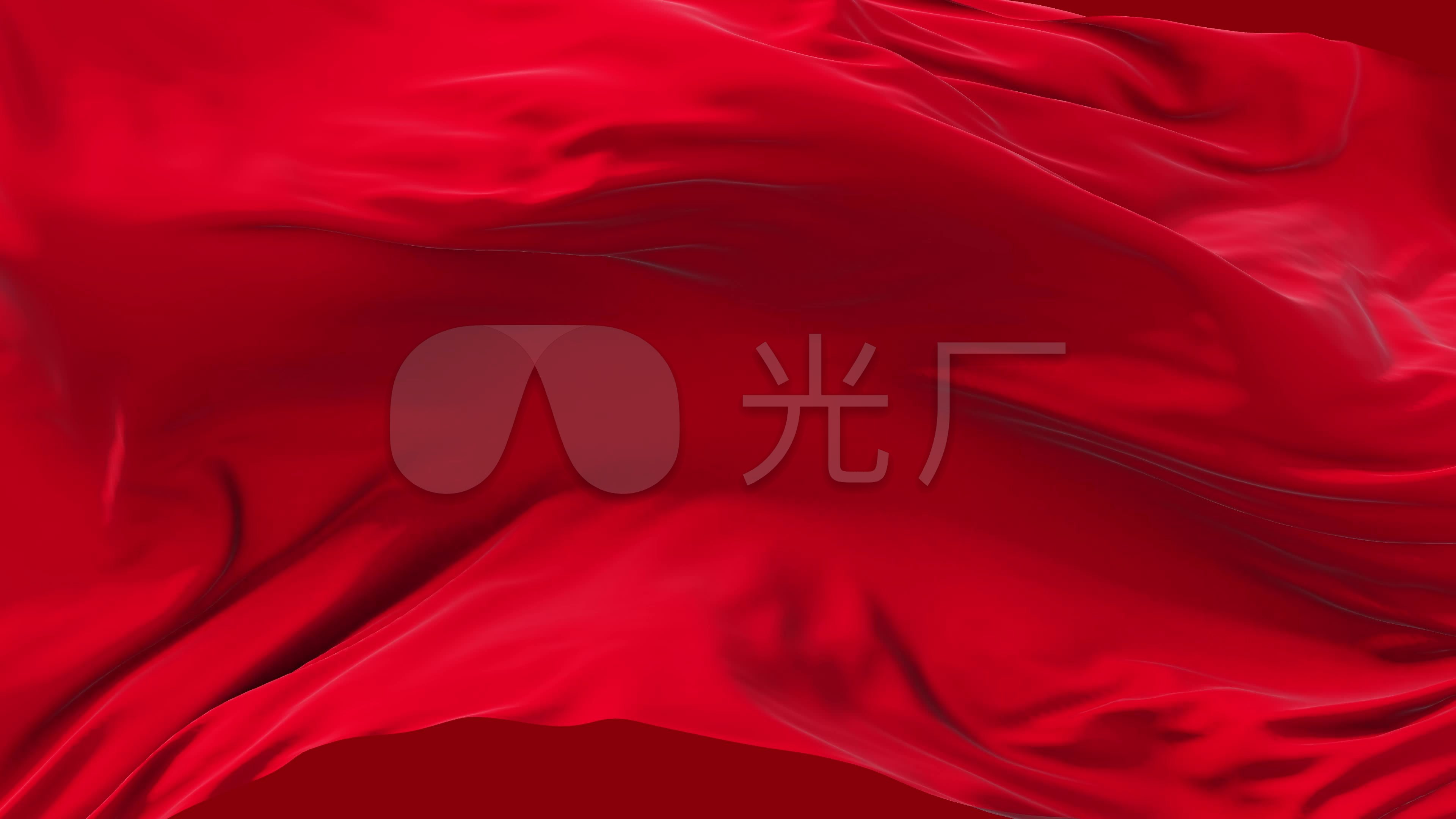 4k红底素材无缝循环快