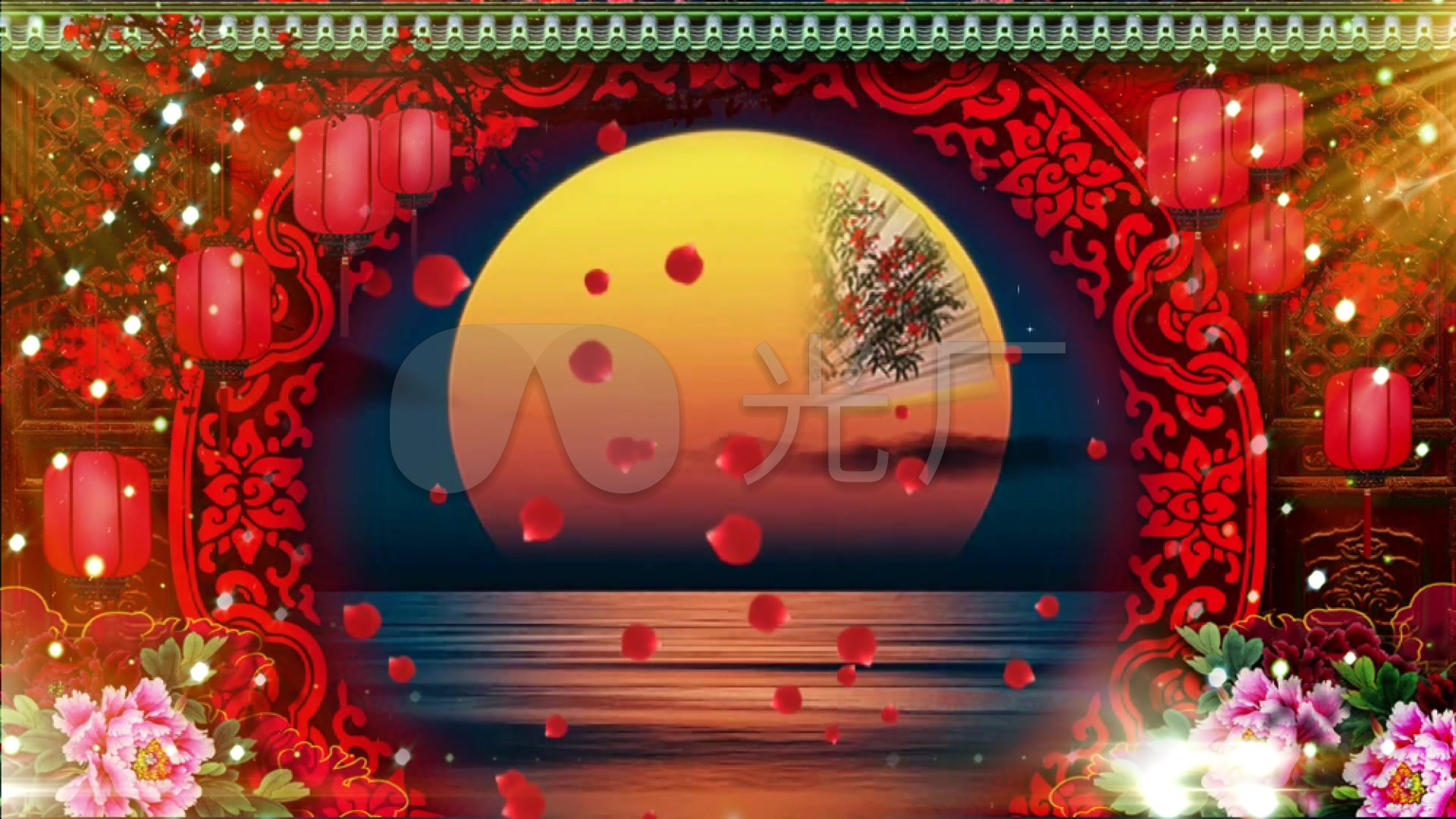 曲艺相声戏曲背景喜庆_1920x1080_高清视频素材下载(编号:1949711)