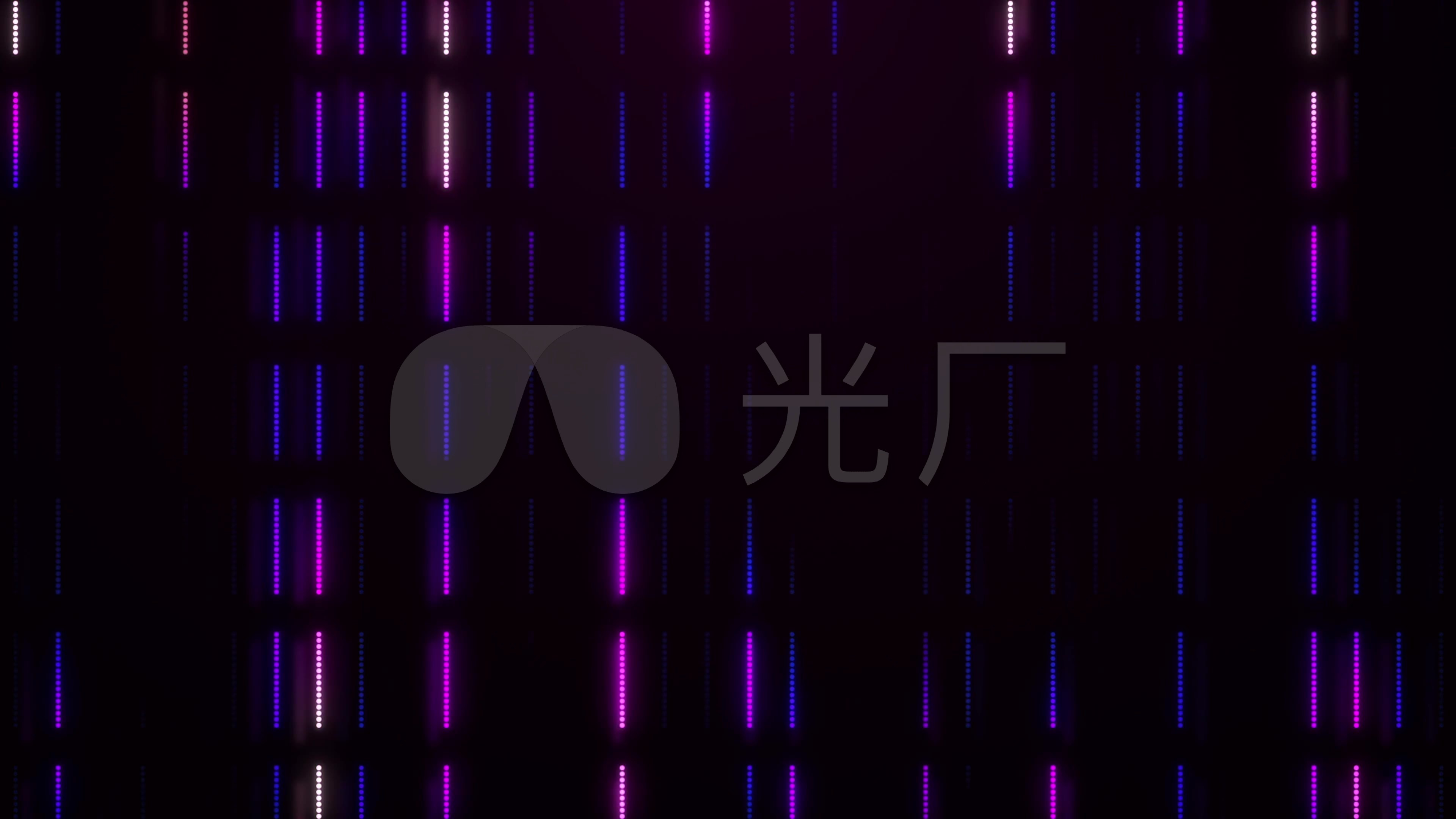 4k闪烁霓虹荧光背景