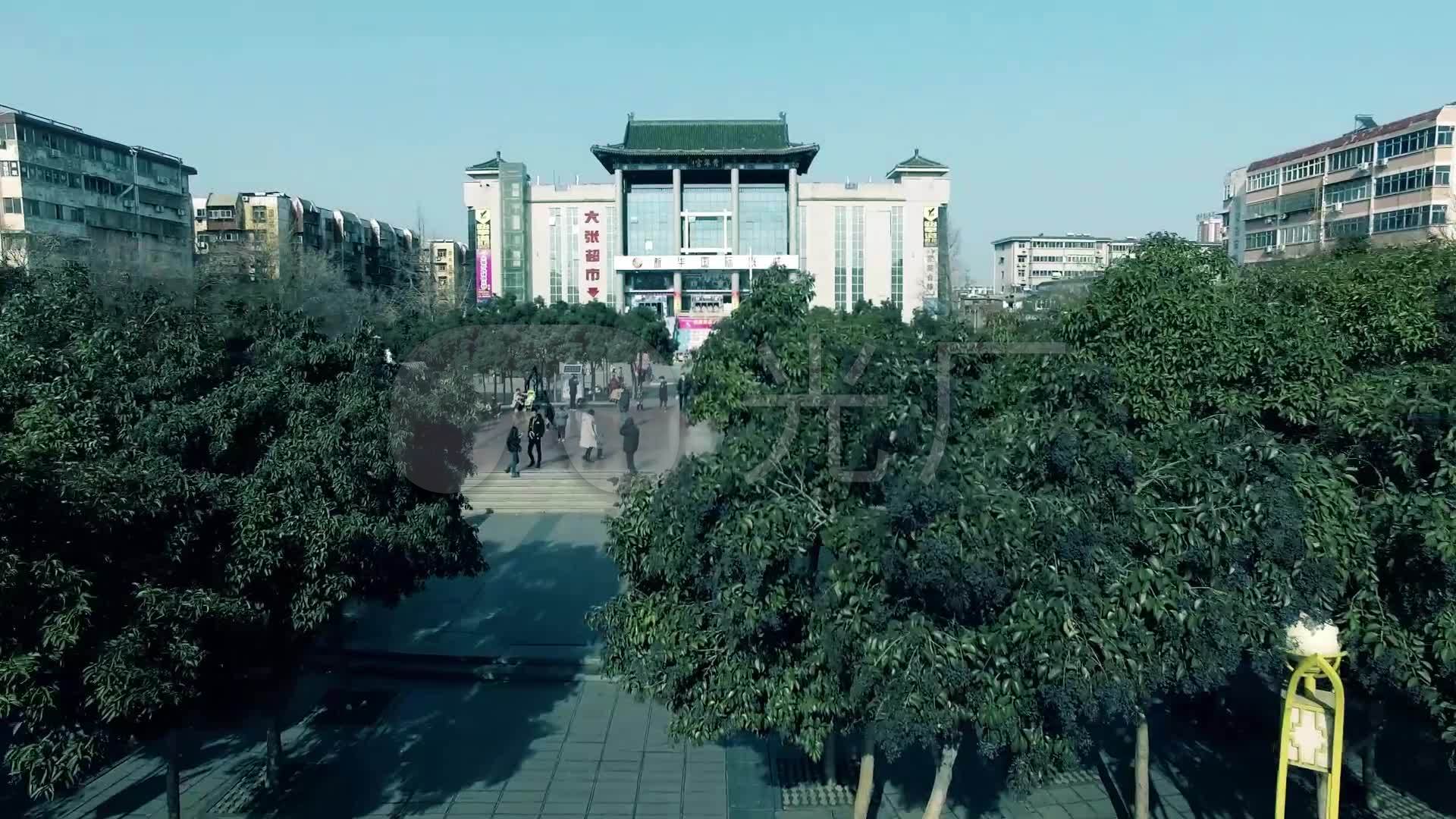 洛阳青年宫广场航拍