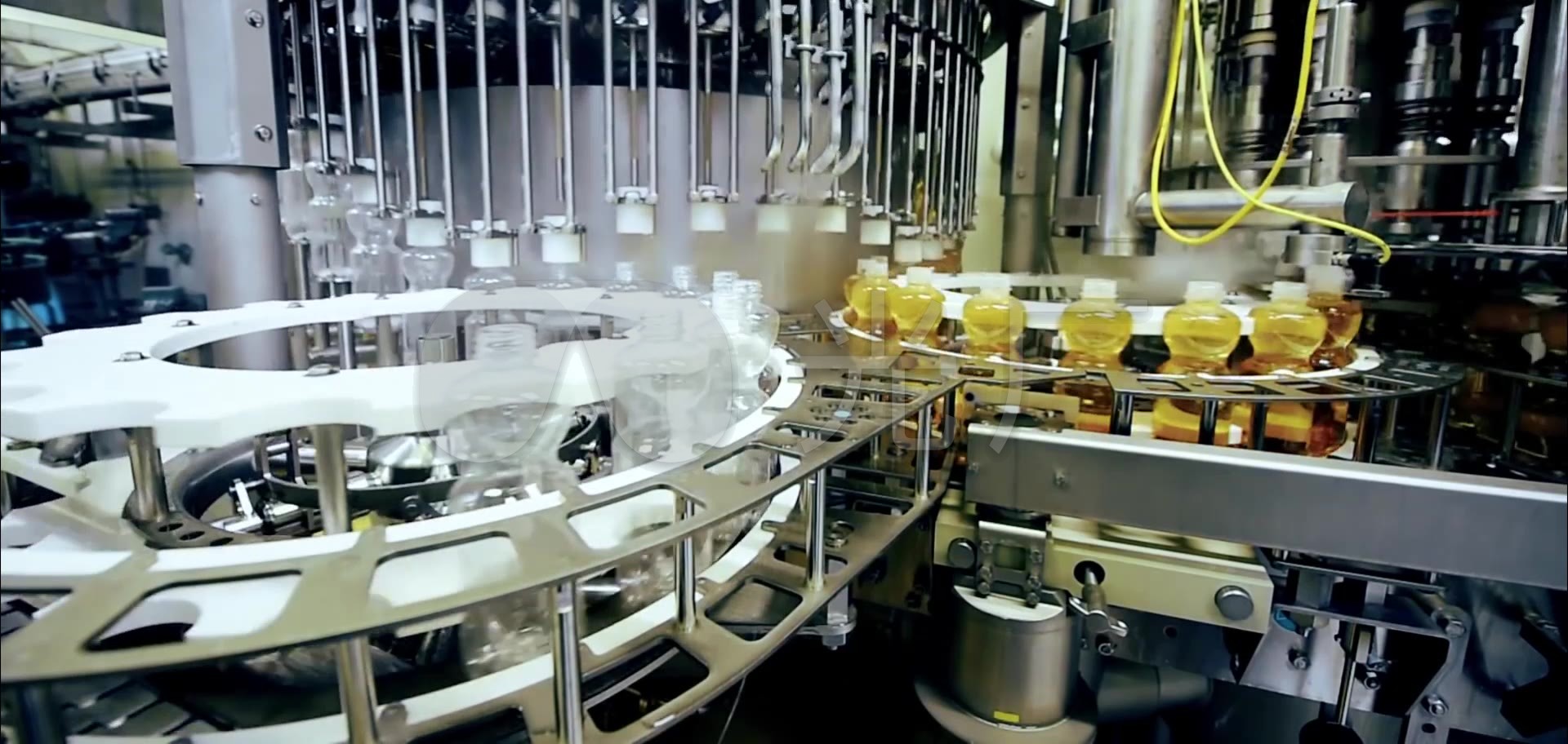 进口果汁饮料工业生产车间流水