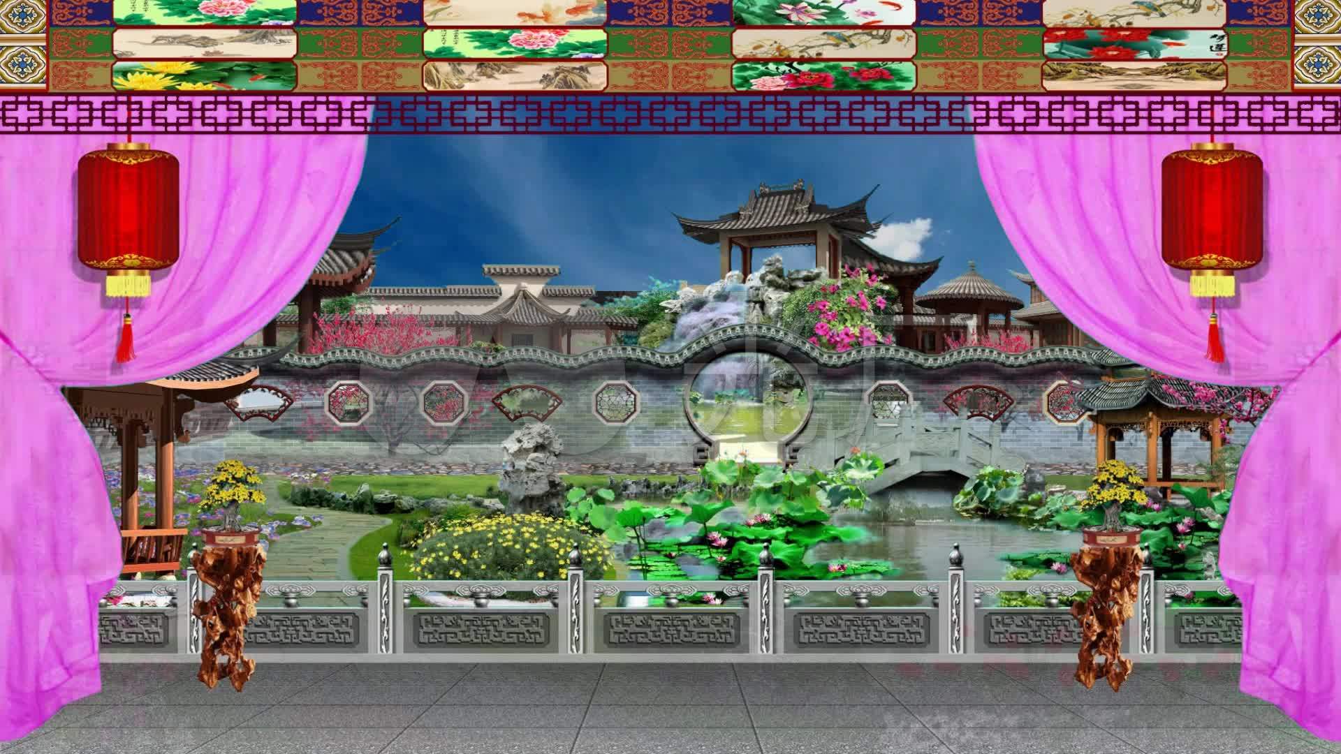 古代后院_1920x1080_高清视频素材下载(编号:1959159)