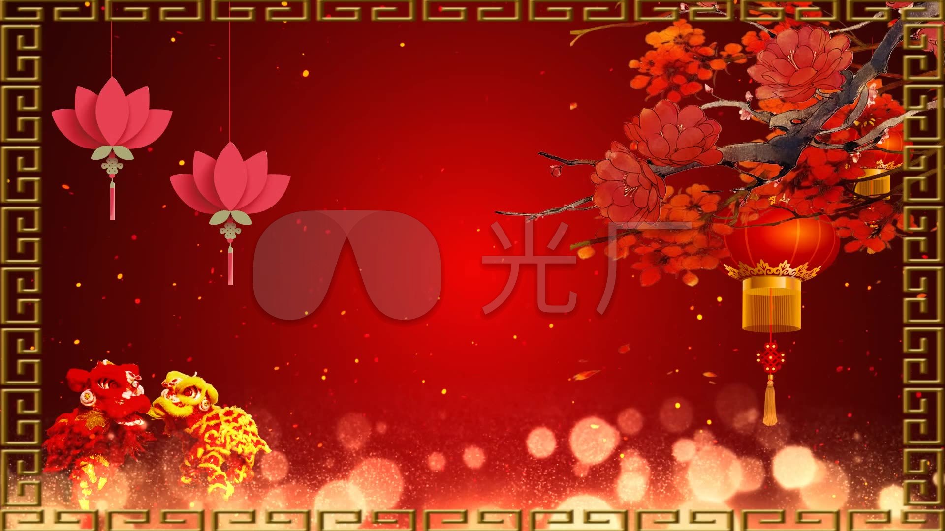 新春晚会背景素材08