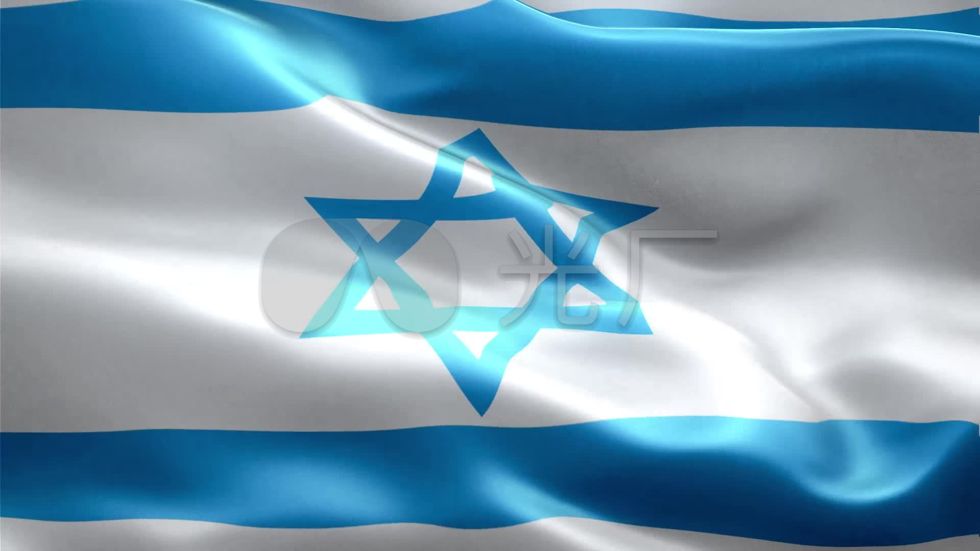 以色列国旗_1920x1080_高清视频素材下载(编号:)_舞台