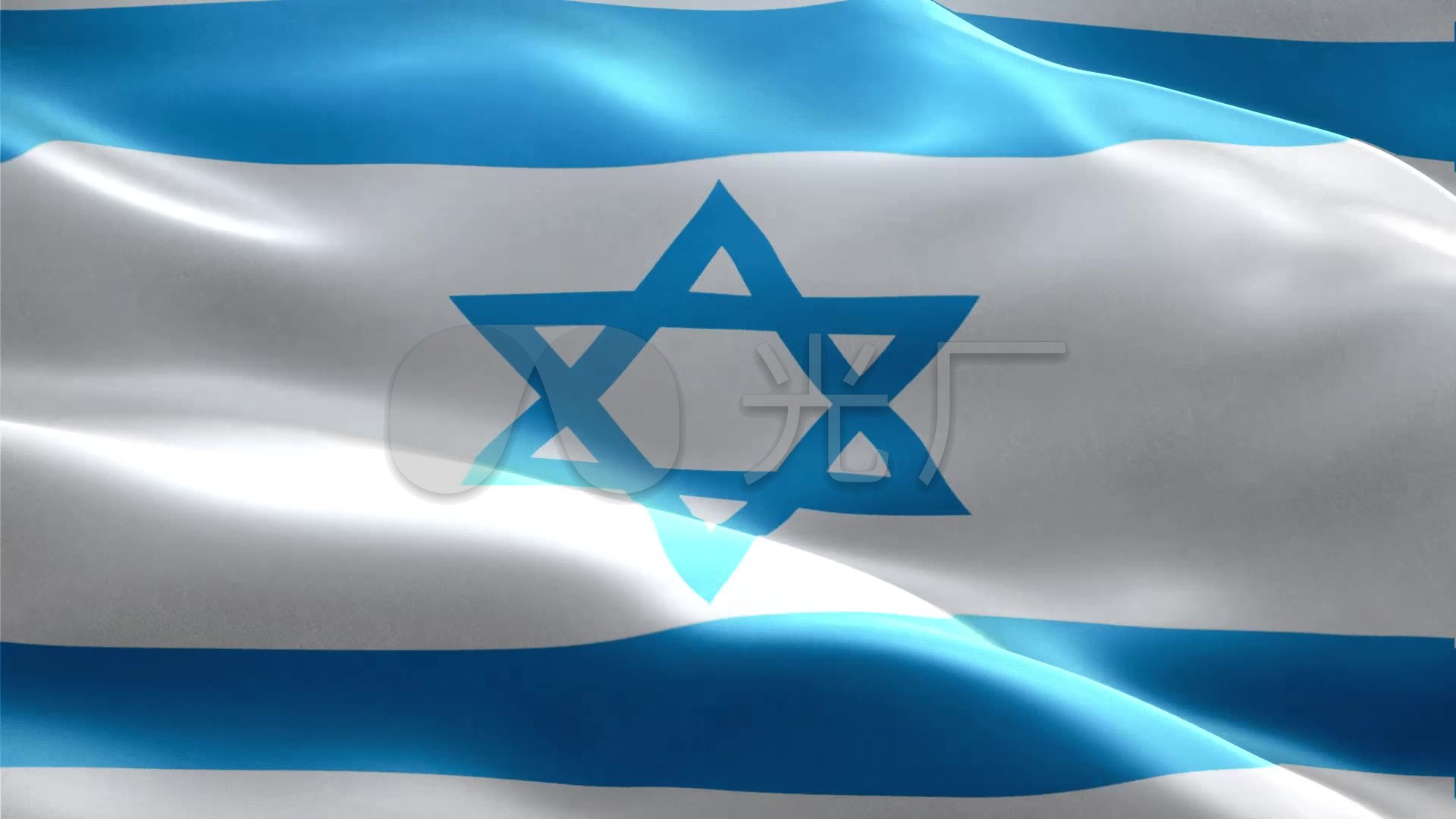 以色列国旗_1920x1080_高清视频素材下载(编号:1978107)_舞台背景_vj