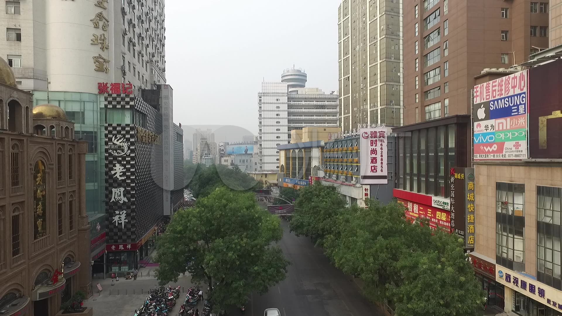 郑州二七区街道_1920x1080_高清视频素材下载(编号:1992885)_实拍视频
