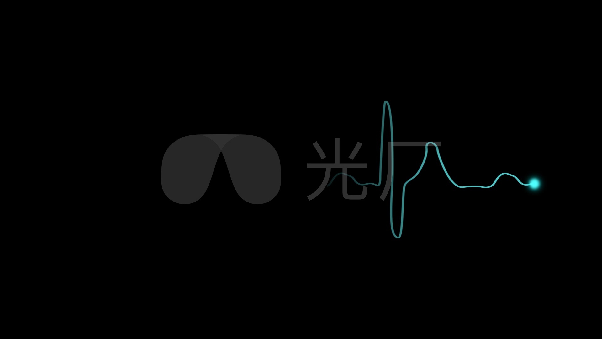 心电图-alpha通道循环_1920x1080_高清视频素材下载