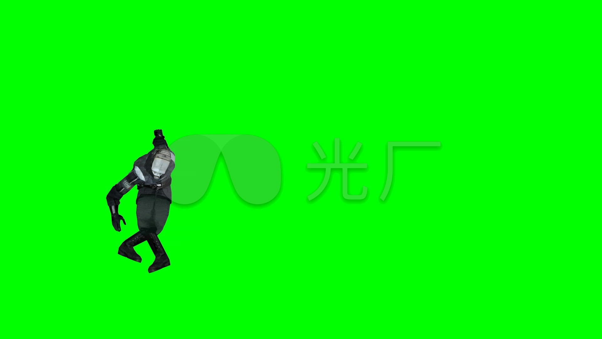 丧尸绿布抠像素材
