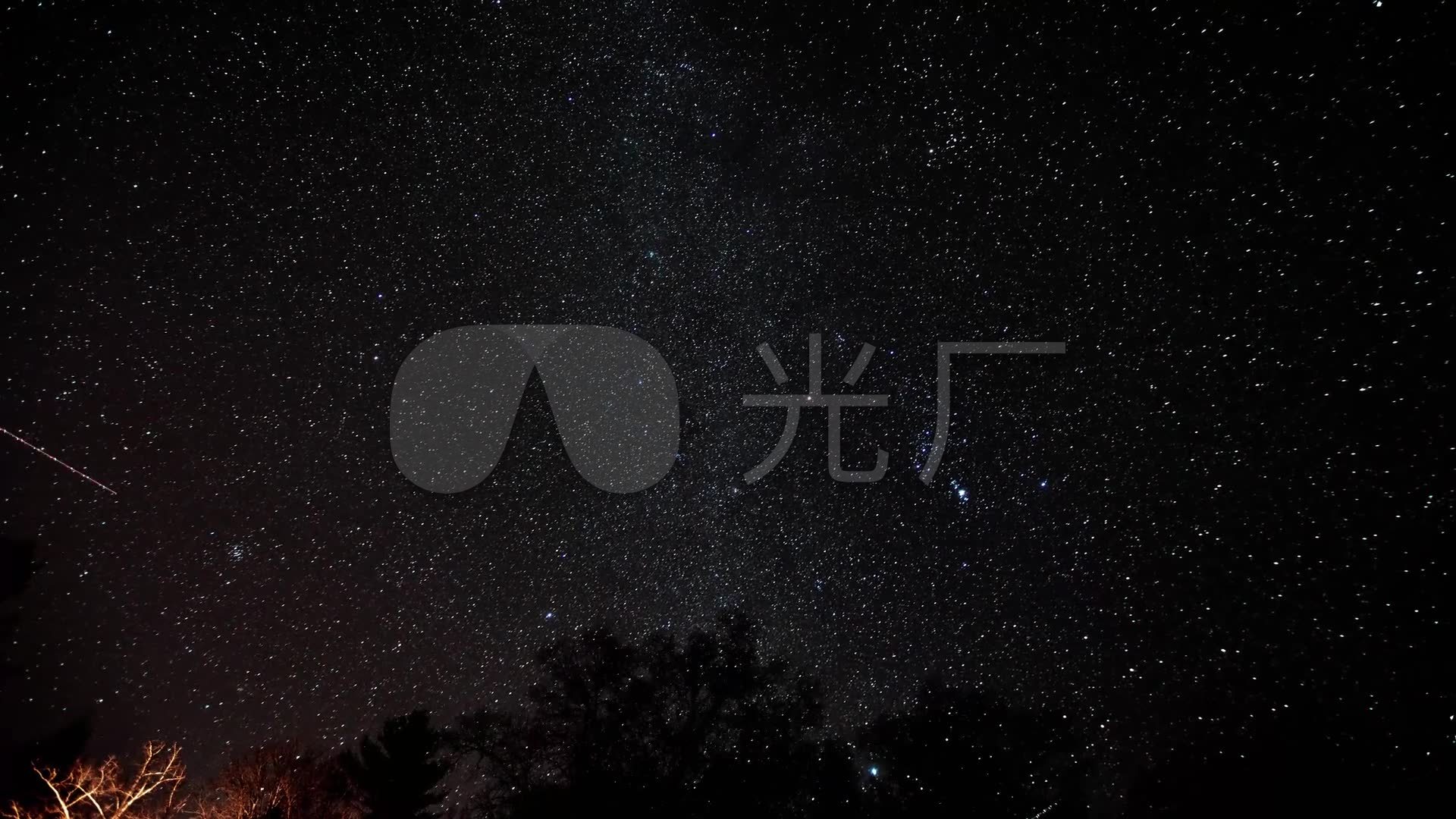 超唯美梦幻漫天星光星空流星雨延时摄影