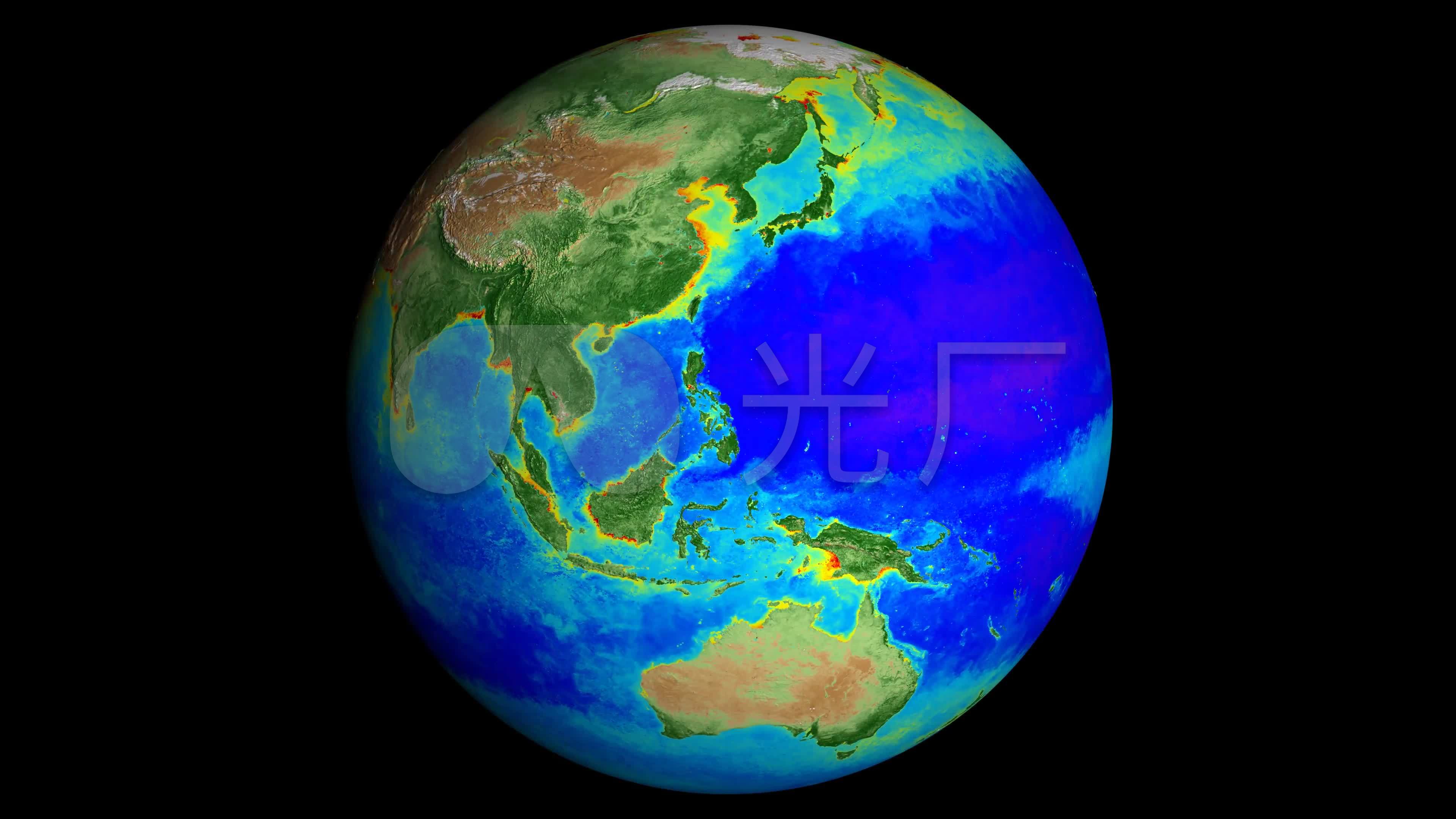 【4k】地球旋转地球仪_3840x2160_高清视频素材下载