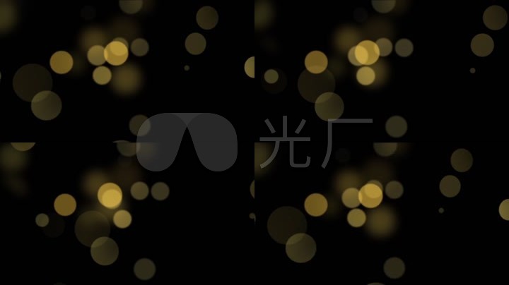 欧式金色大光斑滤镜剪辑特效ae素材