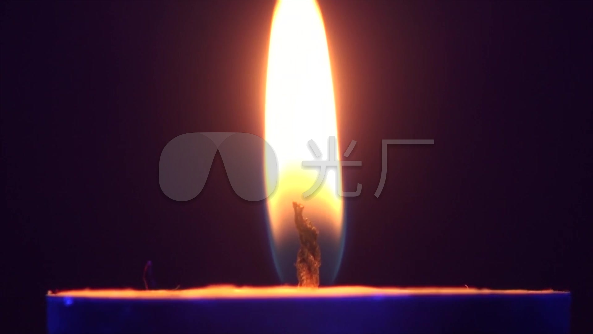 烛光火苗蜡烛