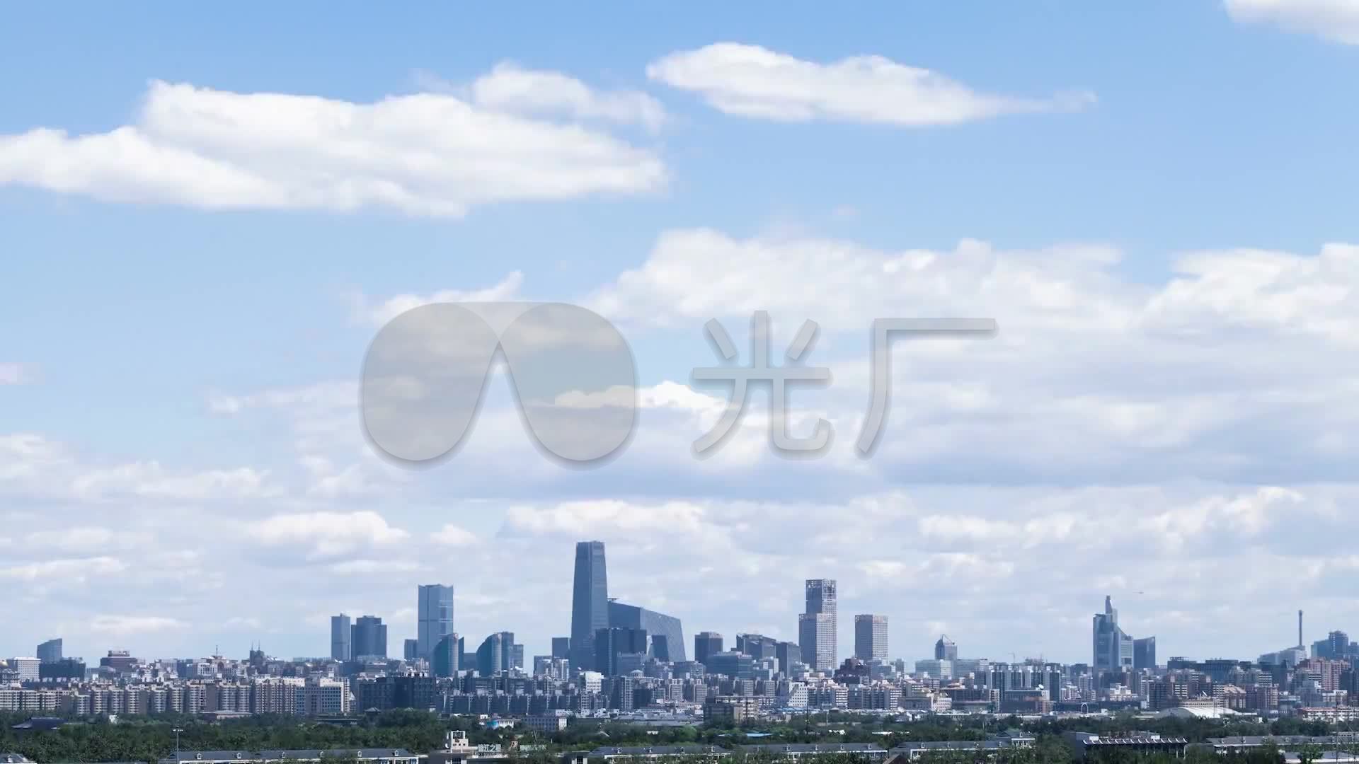 北京全景延时摄影城市建筑天空_1920x1080_高清视频