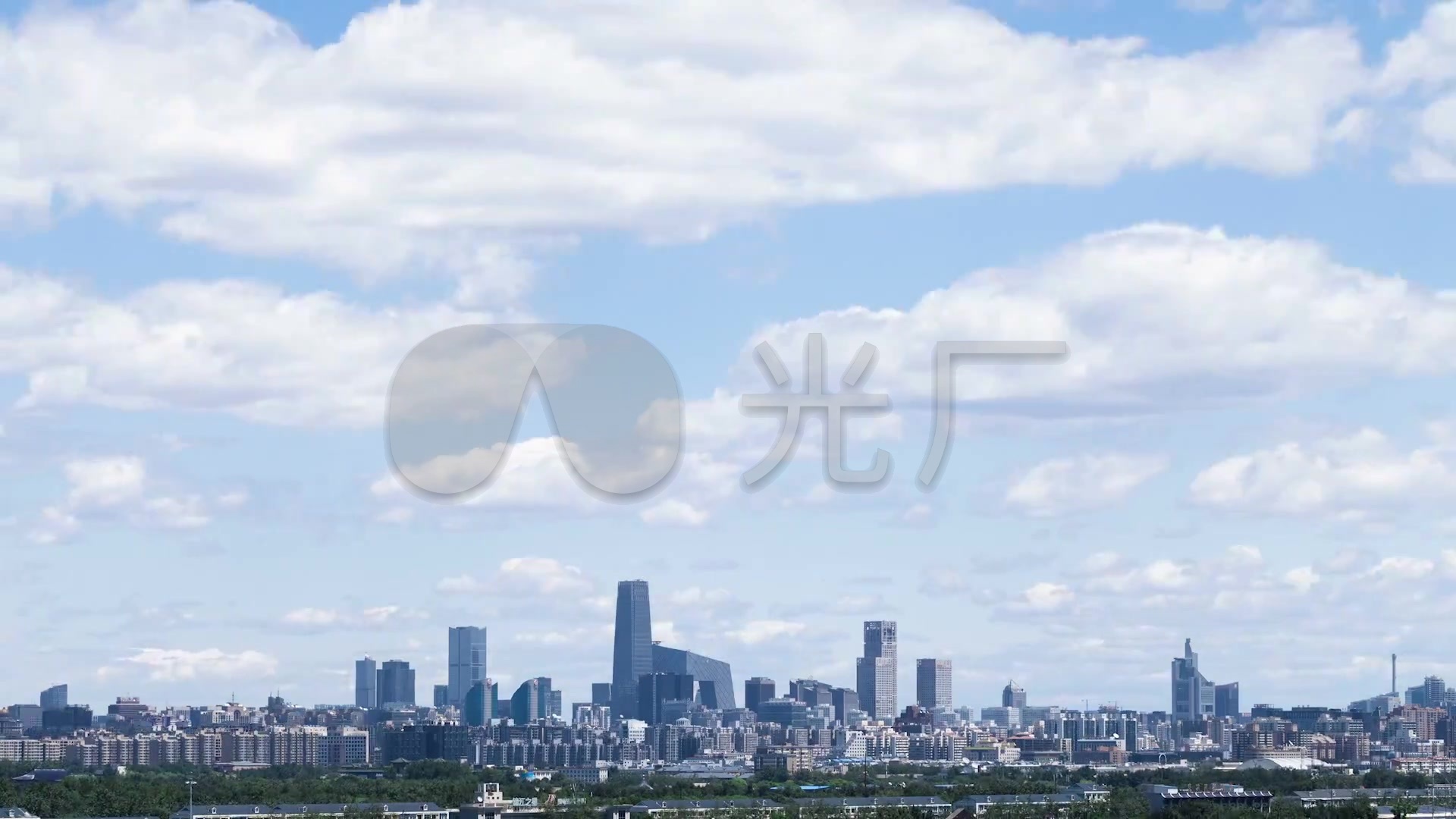 视频素材 实拍视频 延时摄影 北京全景延时摄影城市建筑天空  来自