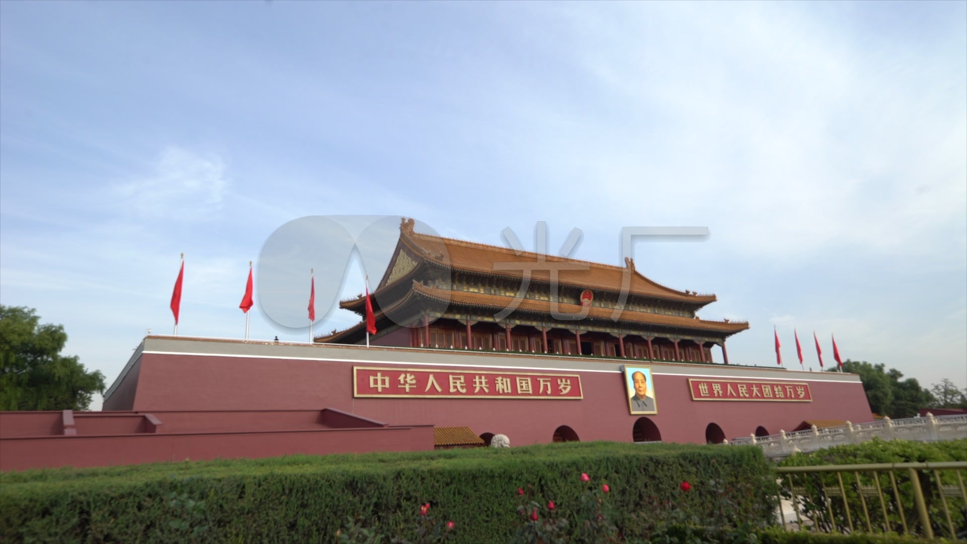 北京天安门广场大全景延时