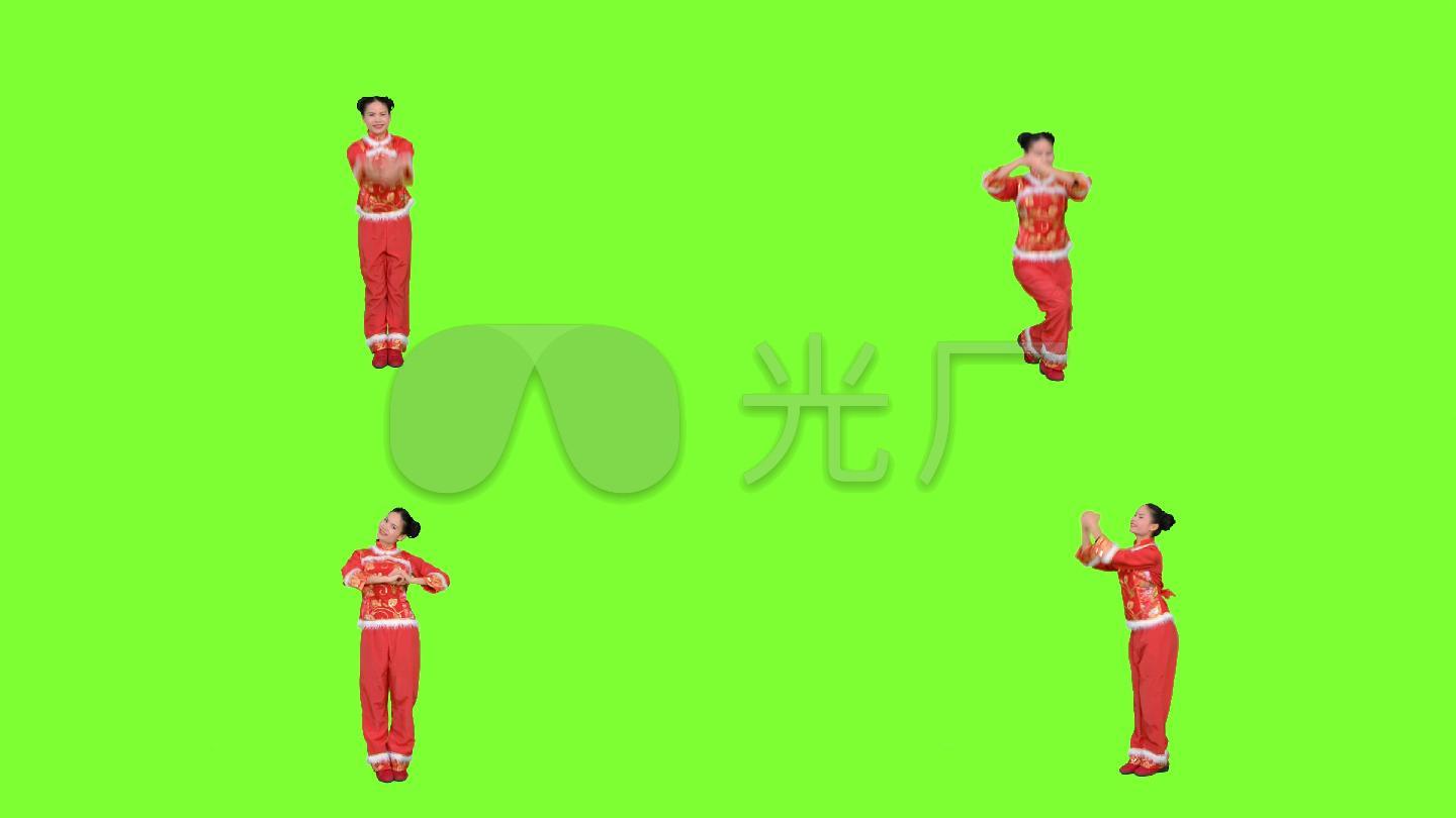 恭喜发财手势动作