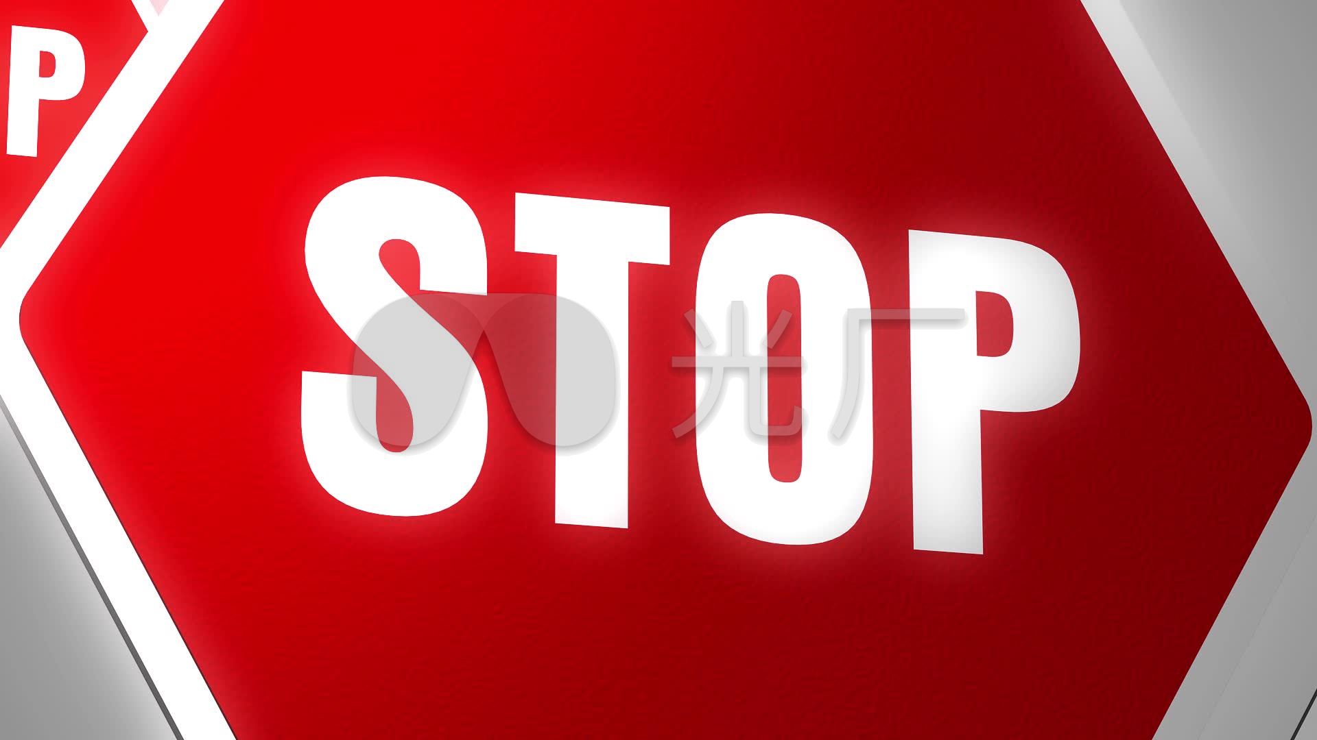 停止暂停stop警告stop动画_1920x1080_高清视频素材下载(编号:2047573