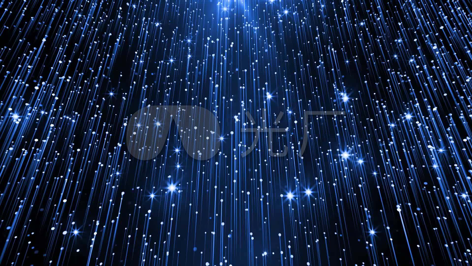 梦想蓝色星空流星led背景视频