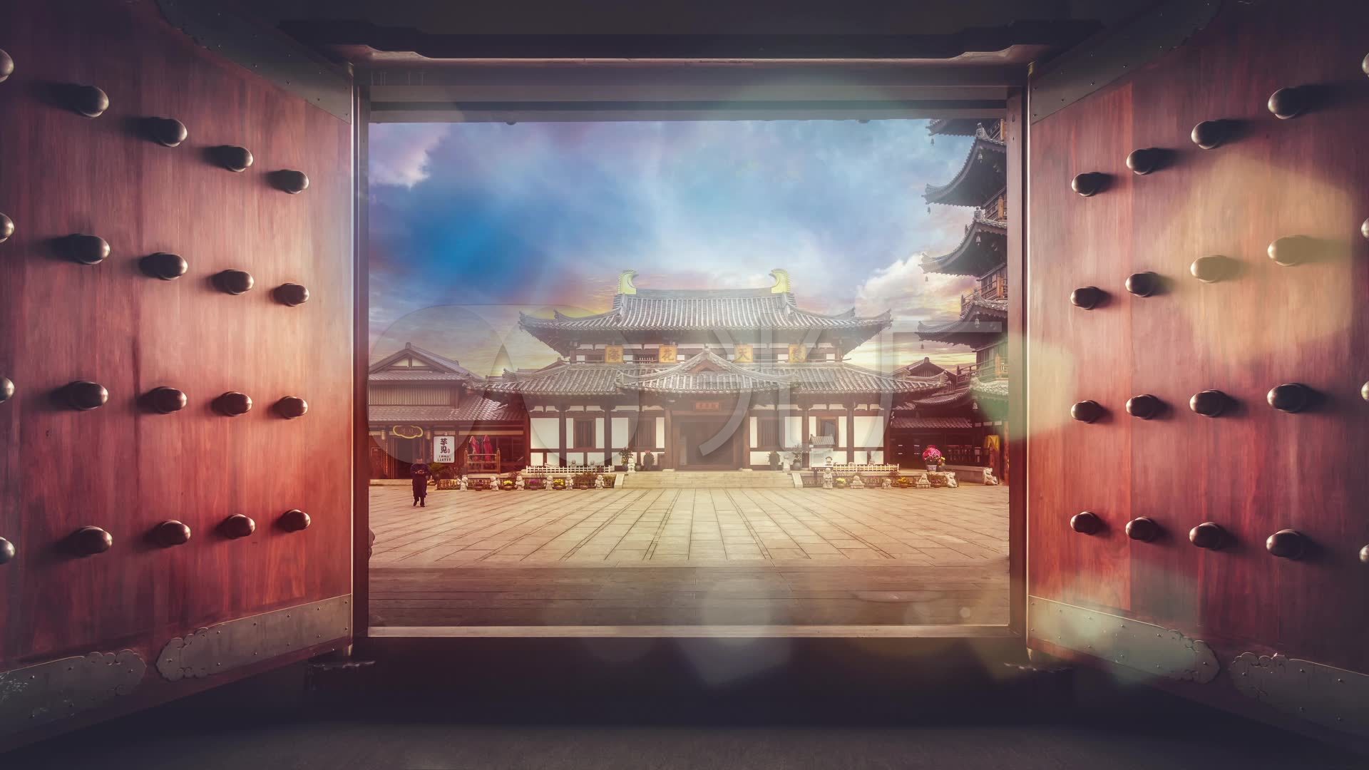 古代皇宫_1920x1080_高清视频素材下载(编号:2049472)