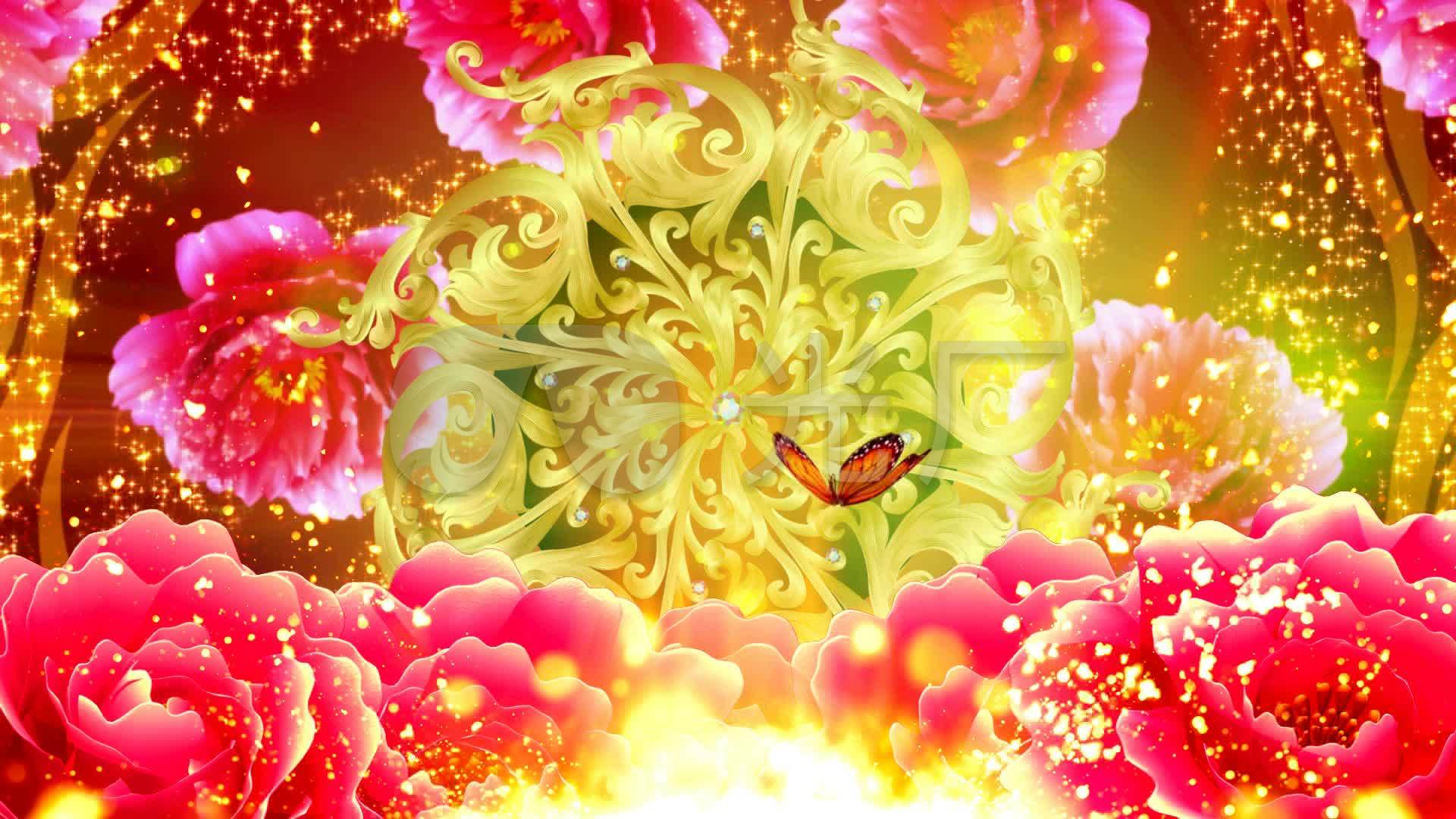 好日子牡丹花开富贵吉祥