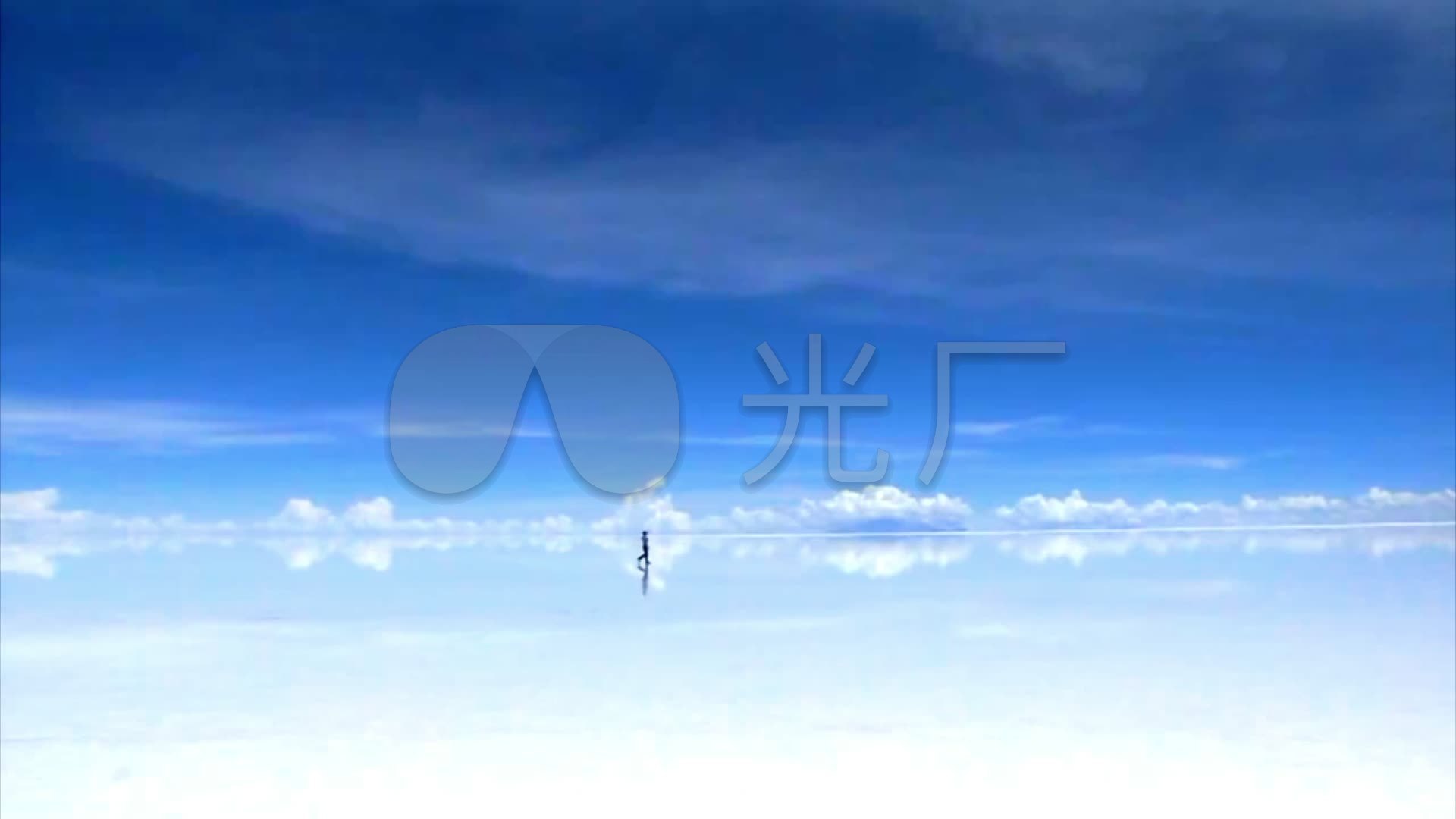 天空之镜玻利维亚乌尤尼盐湖_1920x1080_高清视频素材