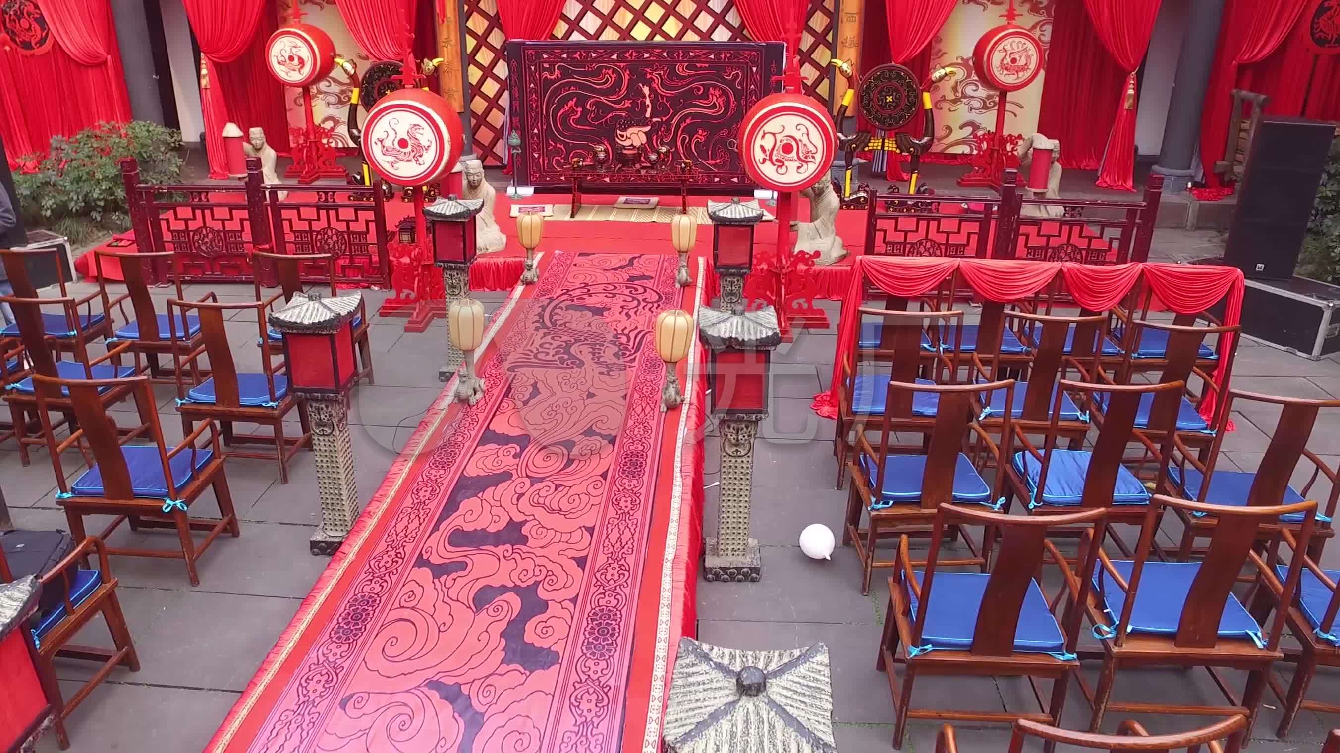 中式婚礼布置_2704x1520_高清视频素材下载(编号:2080065)_实拍视频
