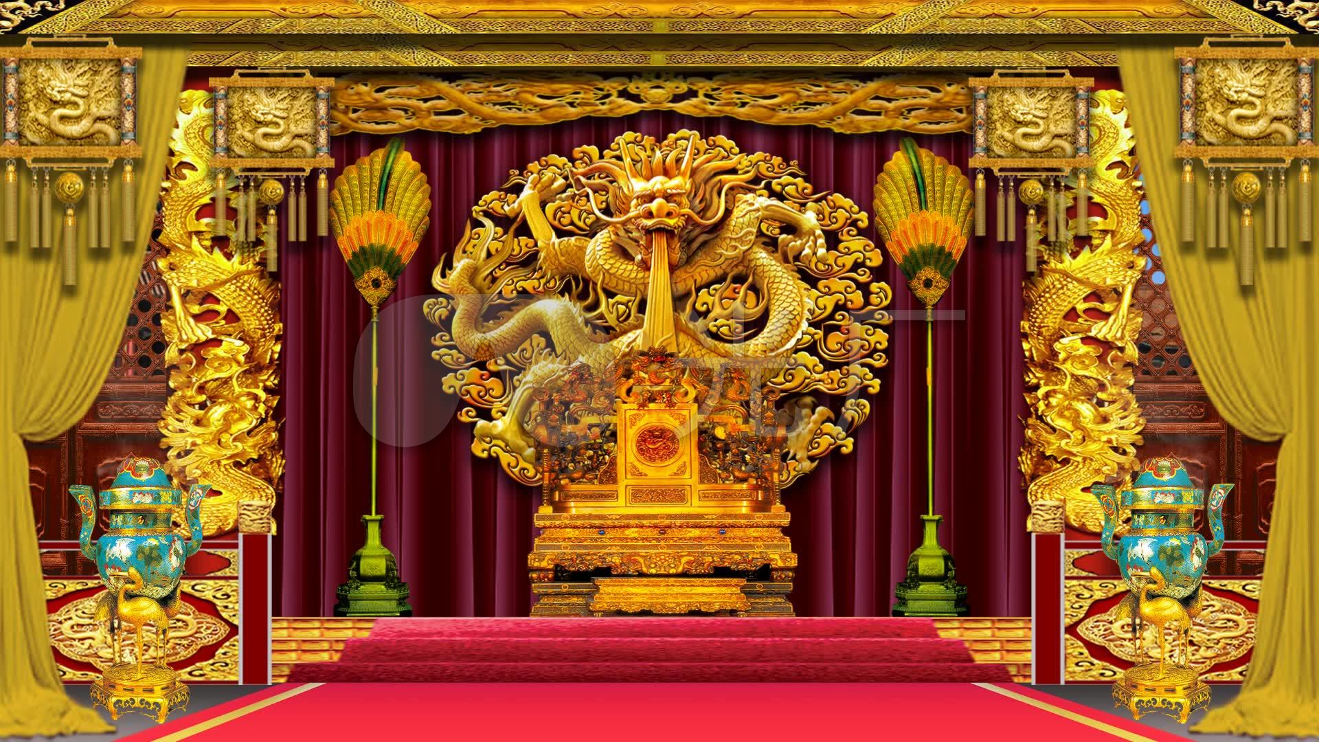 金銮殿宝座_1920x1080_高清视频素材下载(编号:)_舞台