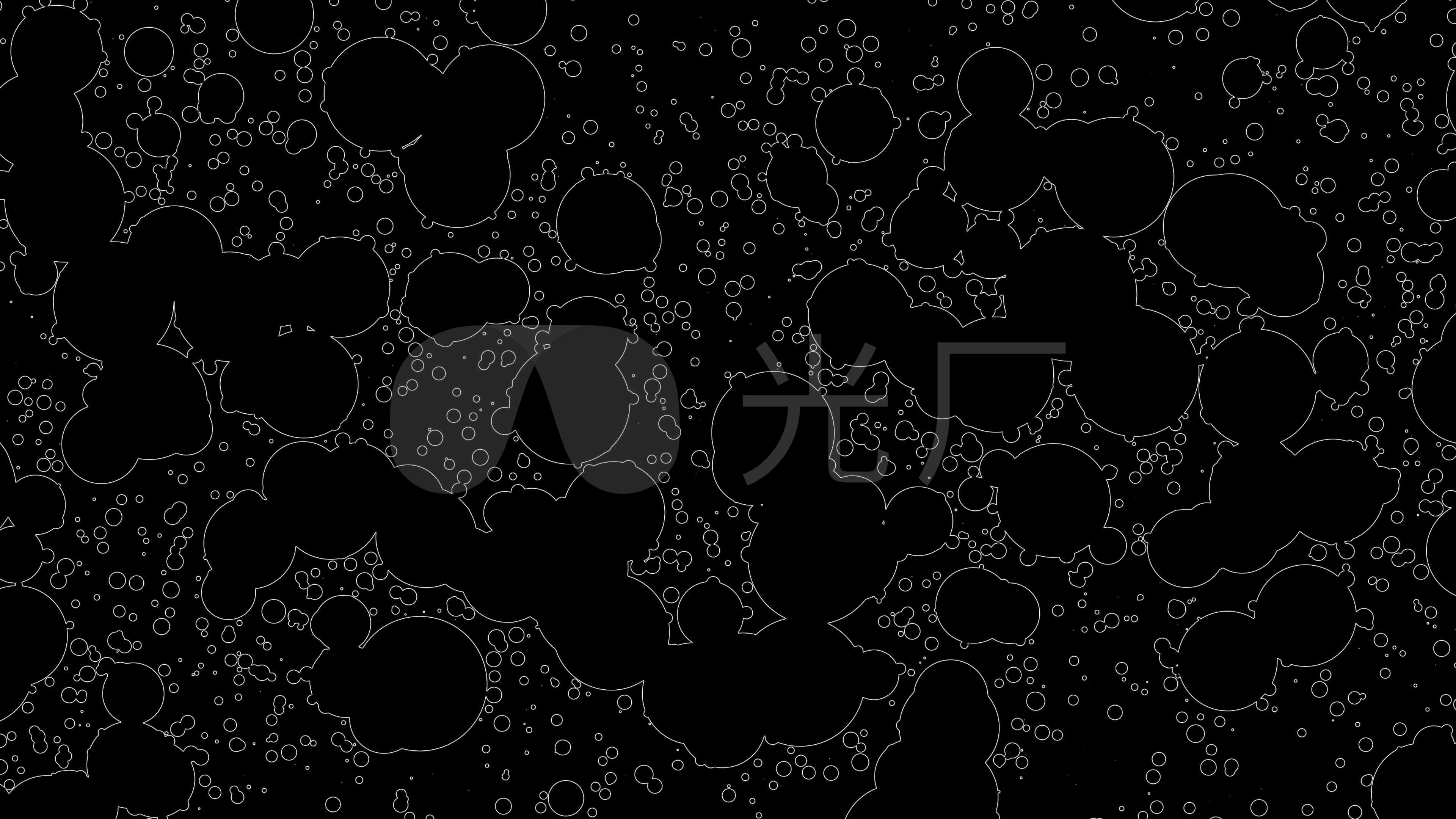 黑色和白色圆形斑点