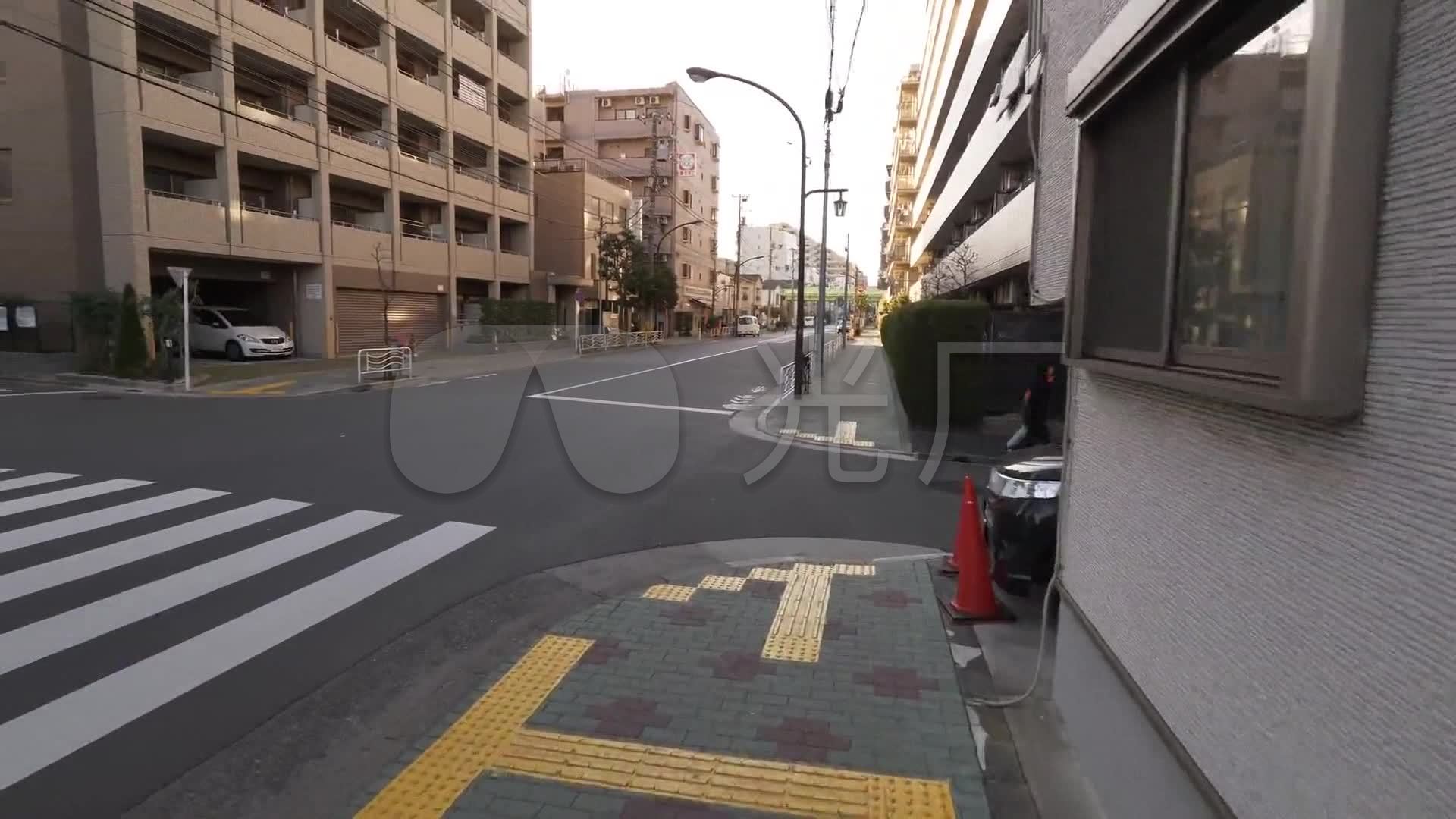 日本东京街头人行道马路街道_1920x1080_高清视频素材