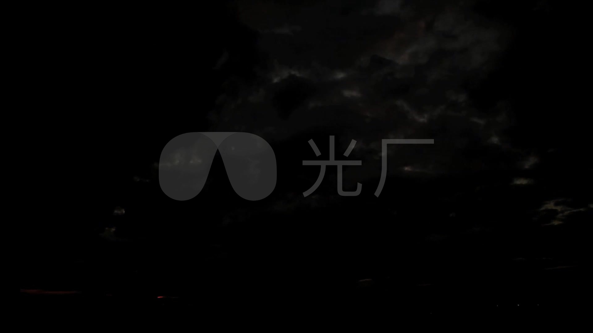 云层天空落日夕阳天黑白天变黑