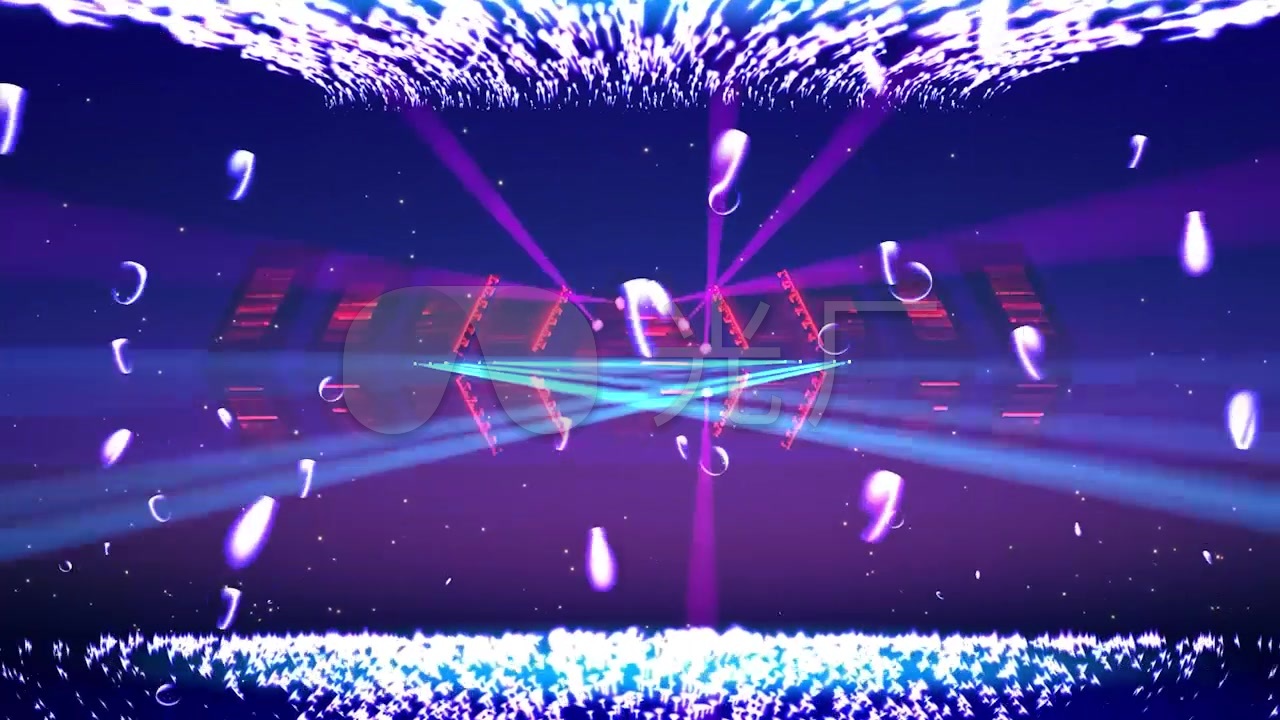 seve鬼步舞神曲动感舞台背景