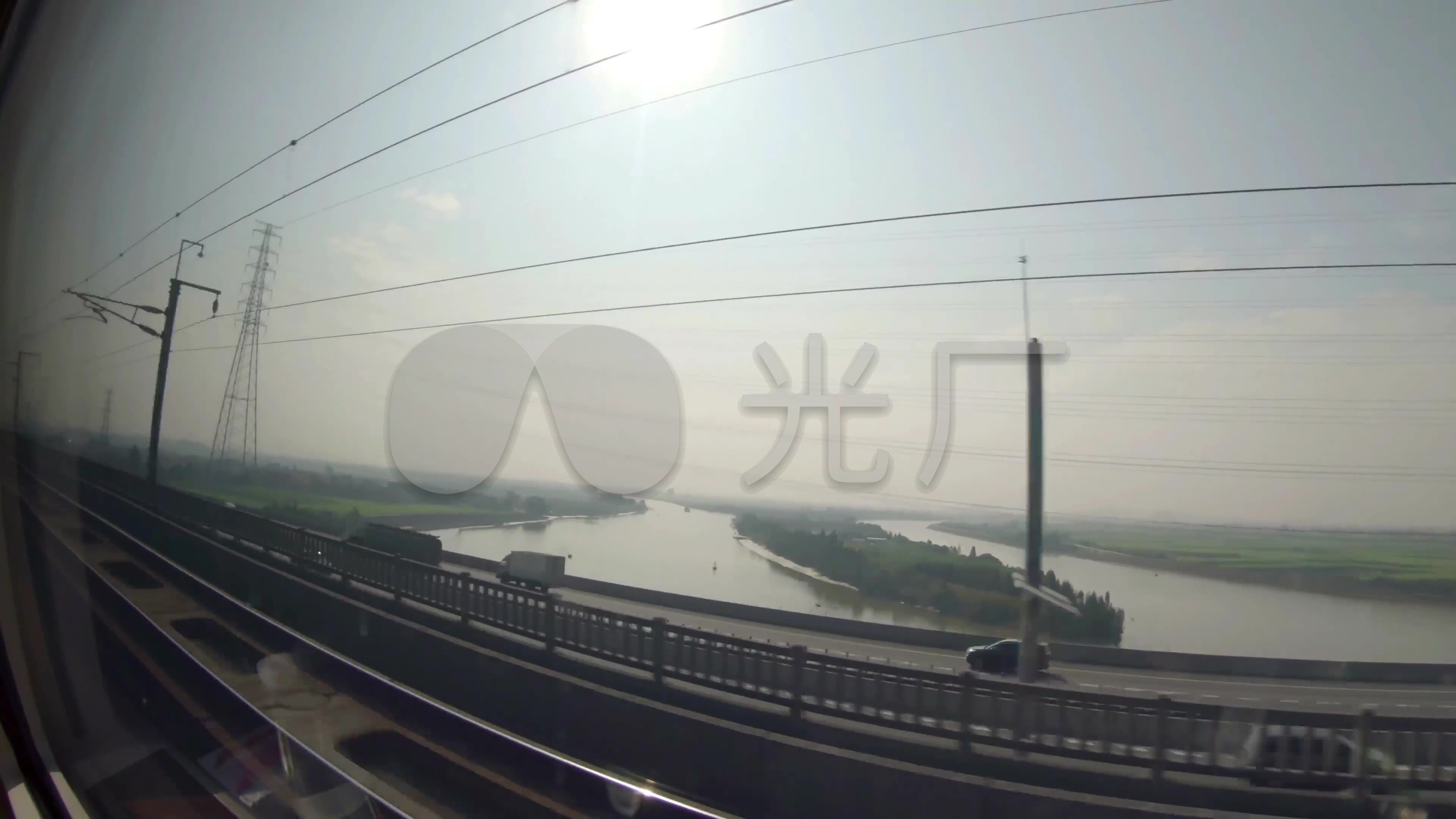 高速行驶高铁窗外4k_3840x2160_高清视频素材下载(编号:2173957)_实拍
